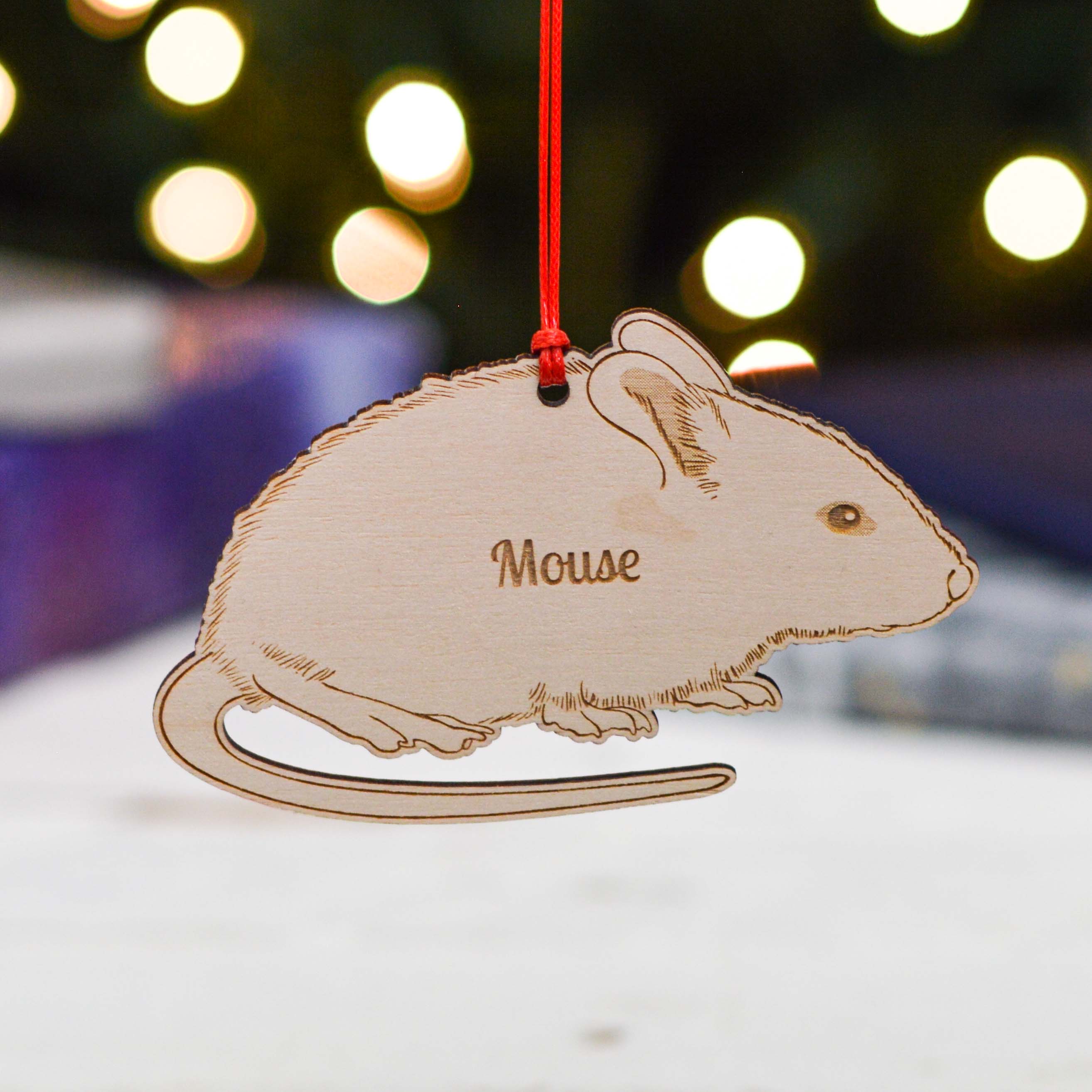 Personalised Mouse Pet Decoration