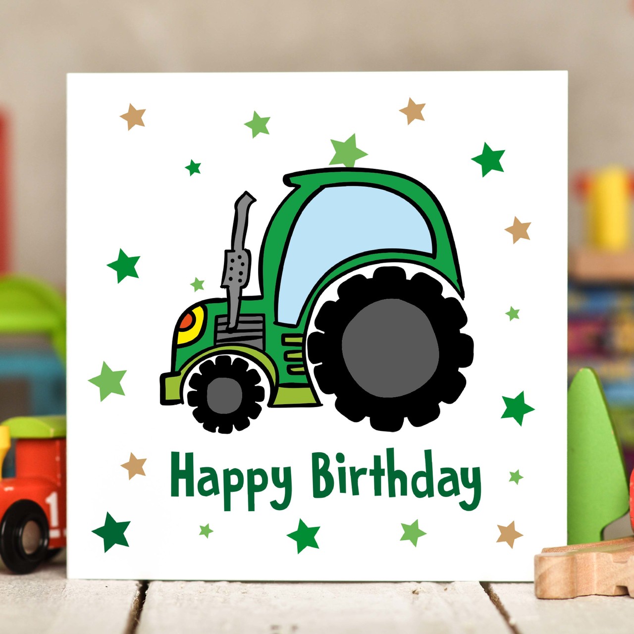 Tractor Birthday Card