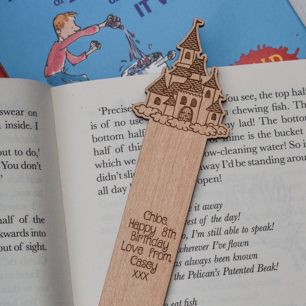 Personalised Princess Castle Bookmark