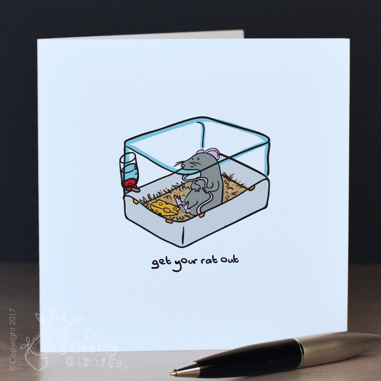 Get your rat out (cage) Card
