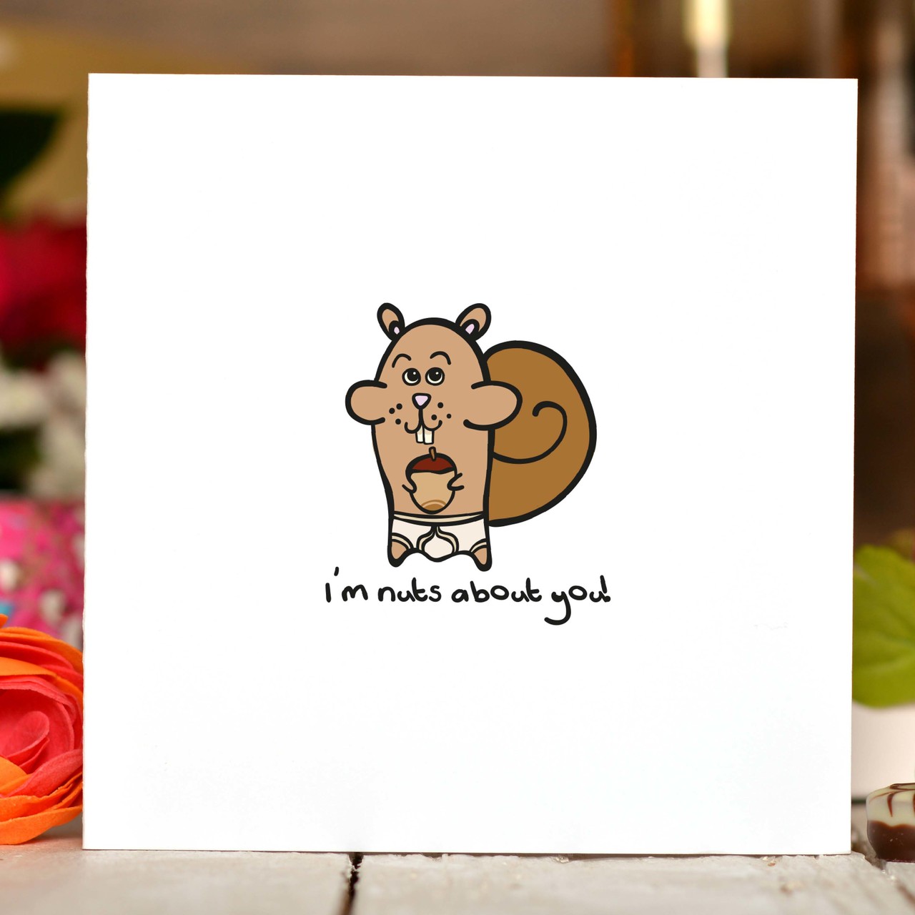 I’m nuts about you card