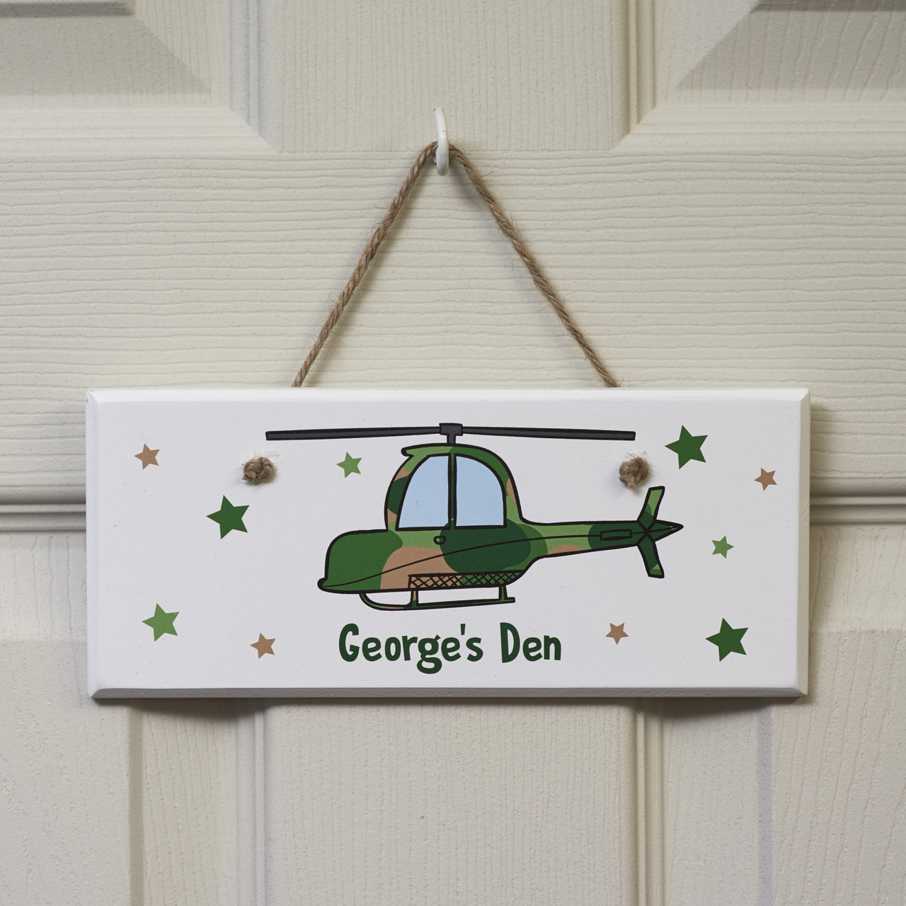 Personalised Helicopter Sign