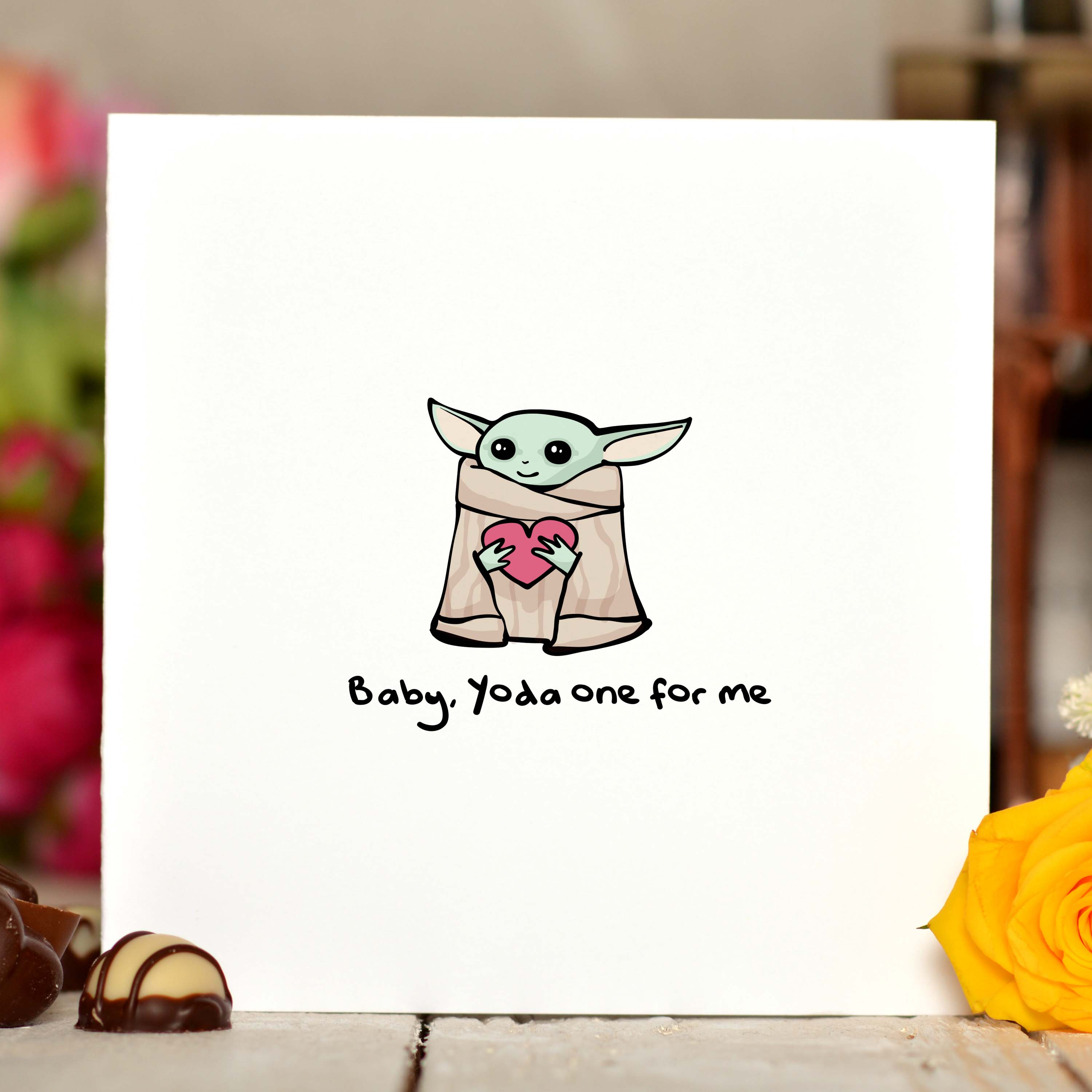 Baby; Yoda one for me Card