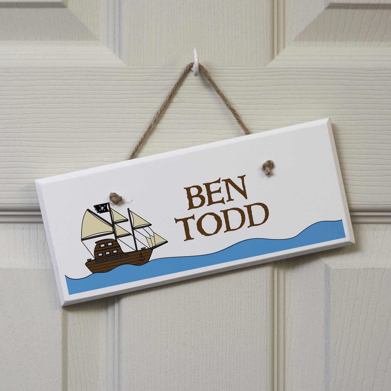 Personalised Pirate Ship Sign