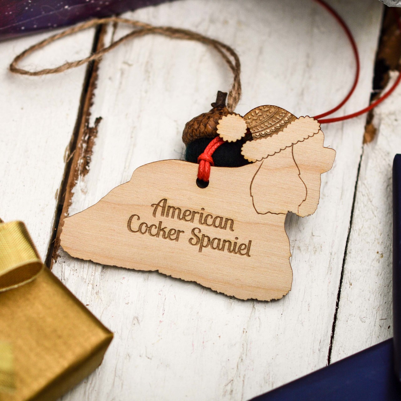 Personalised American Cocker Spaniel Decoration