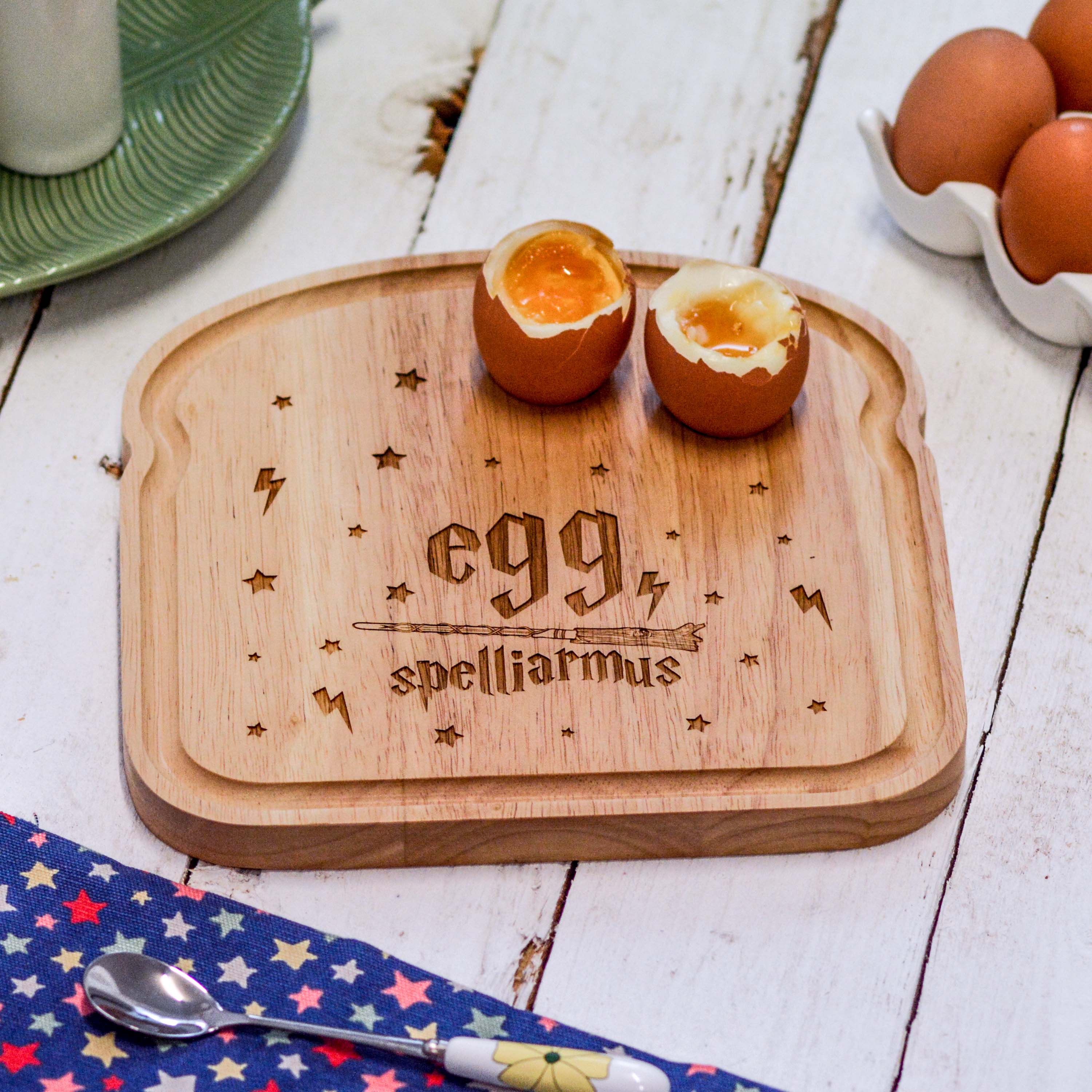 Breakfast Egg Wooden Board – Egg Spelliarmus