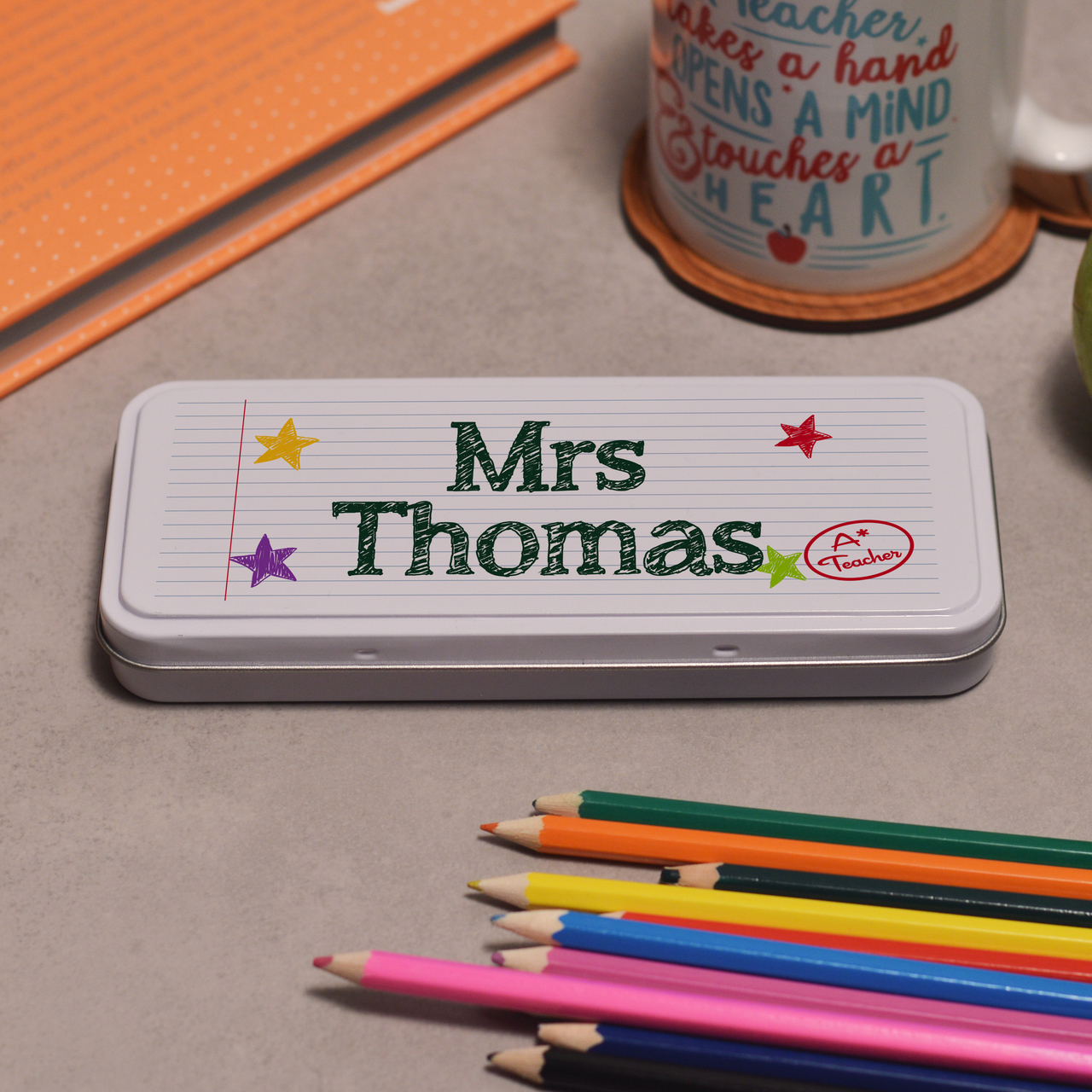 Personalised Teacher Pencil Tin