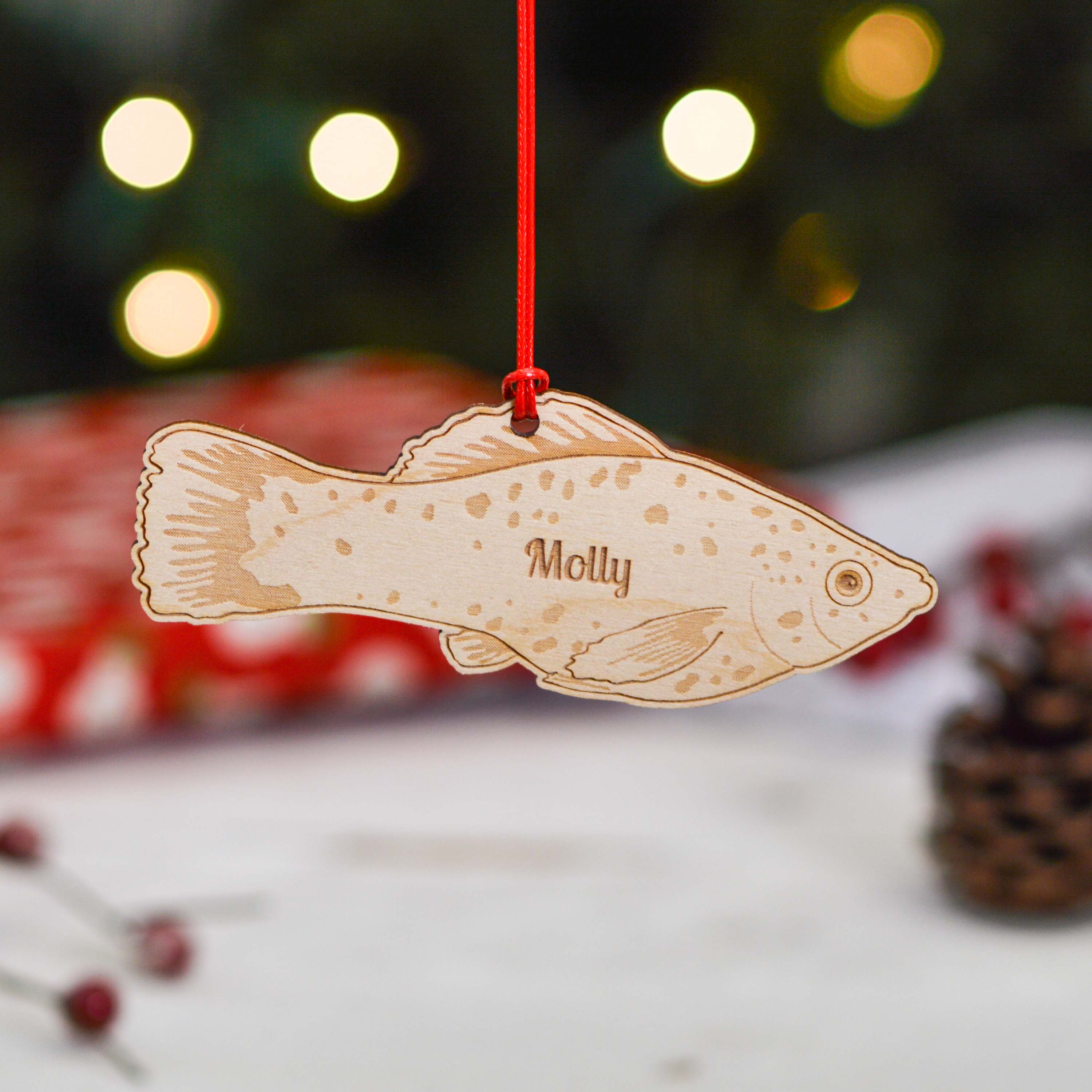 Personalised Molly Fish Decoration