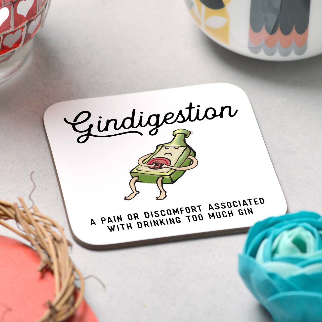 Gindigestion Coaster
