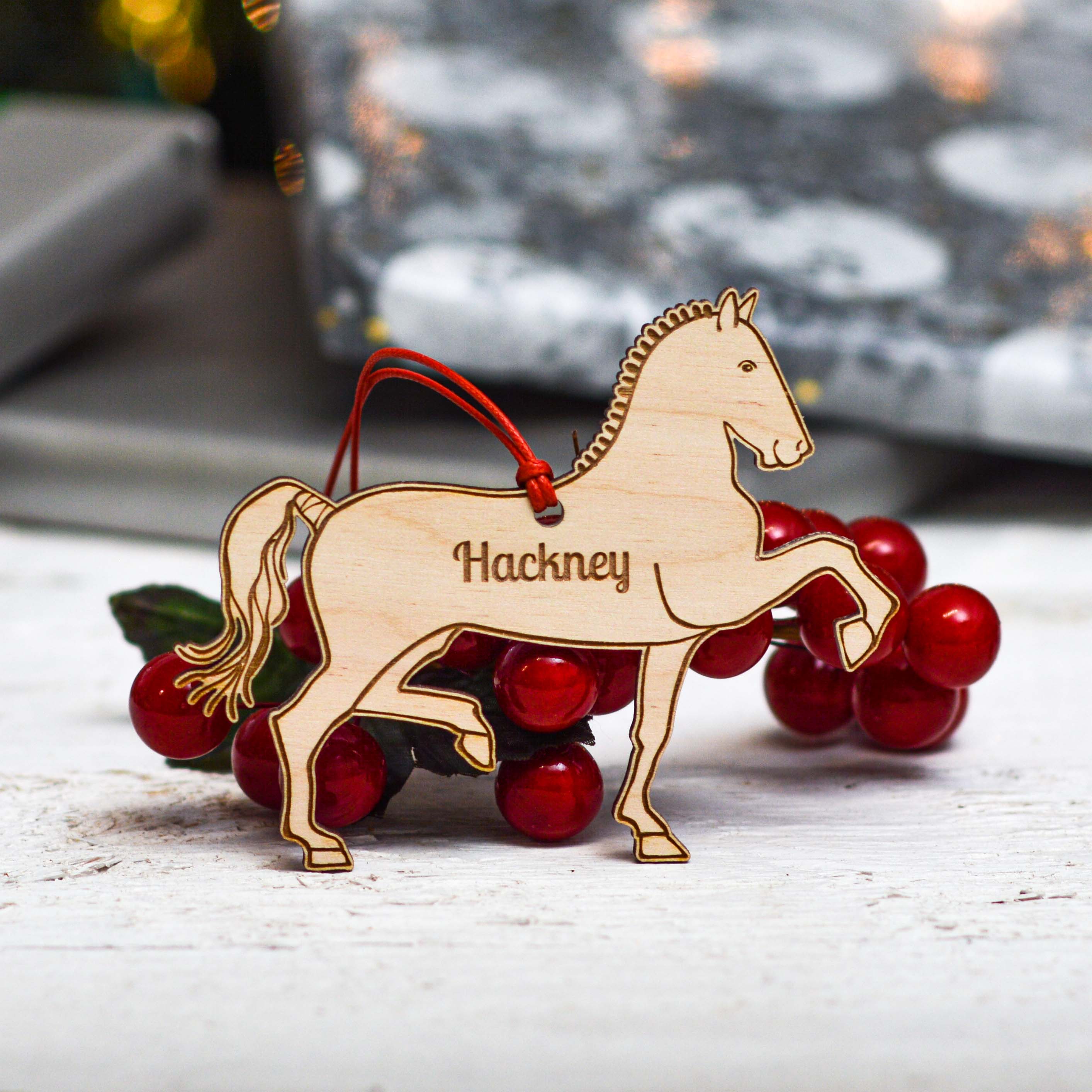 Personalised Hackney Horse Decoration