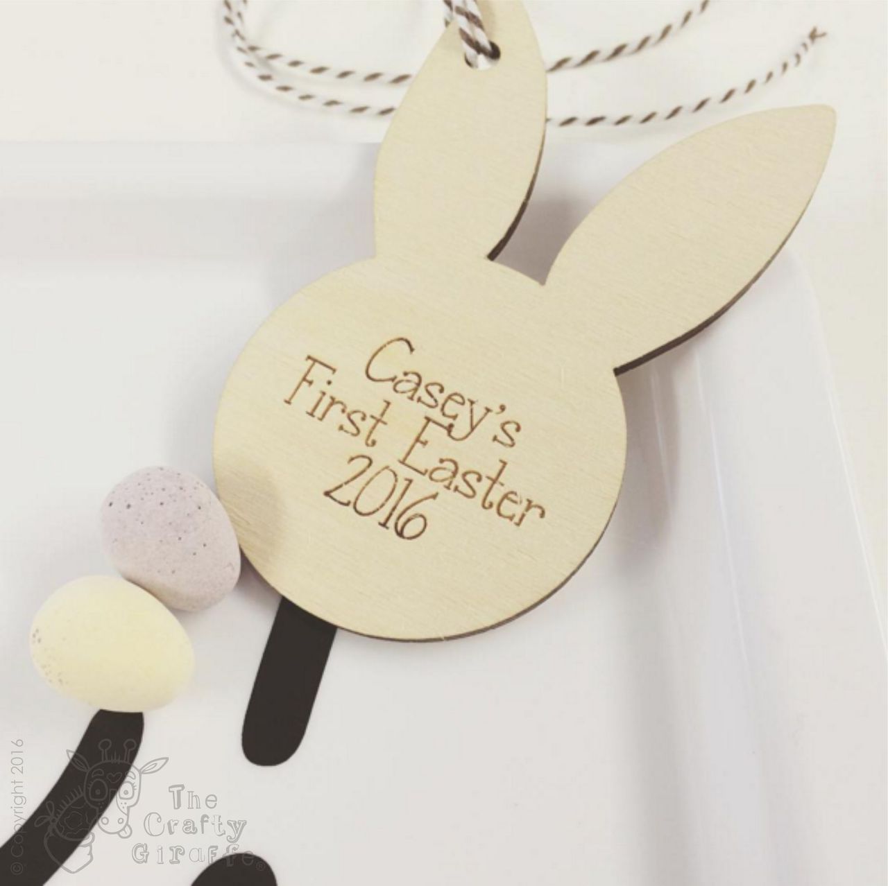 Personalised Bunny Ear Decoration