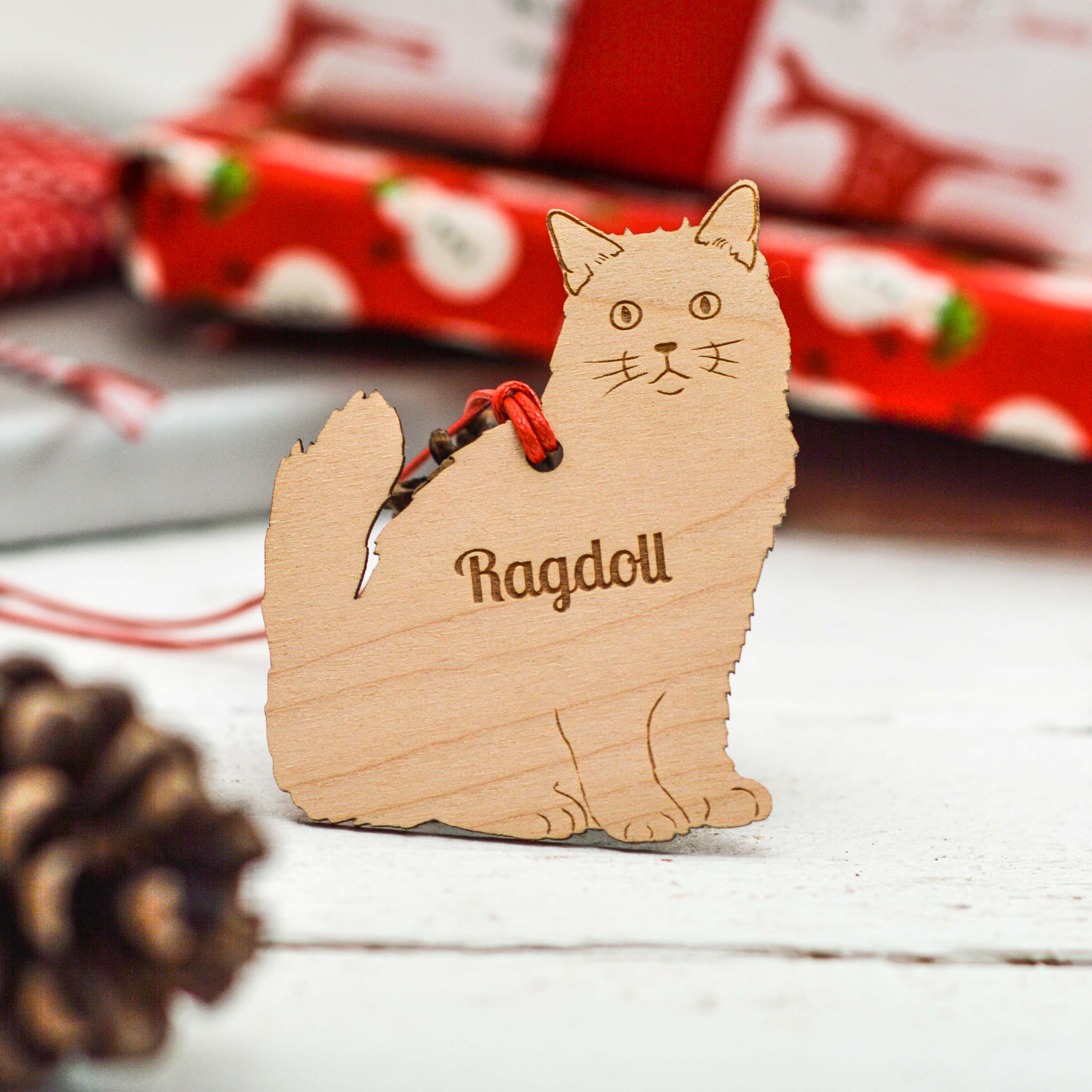 Personalised Ragdoll Cat Decoration