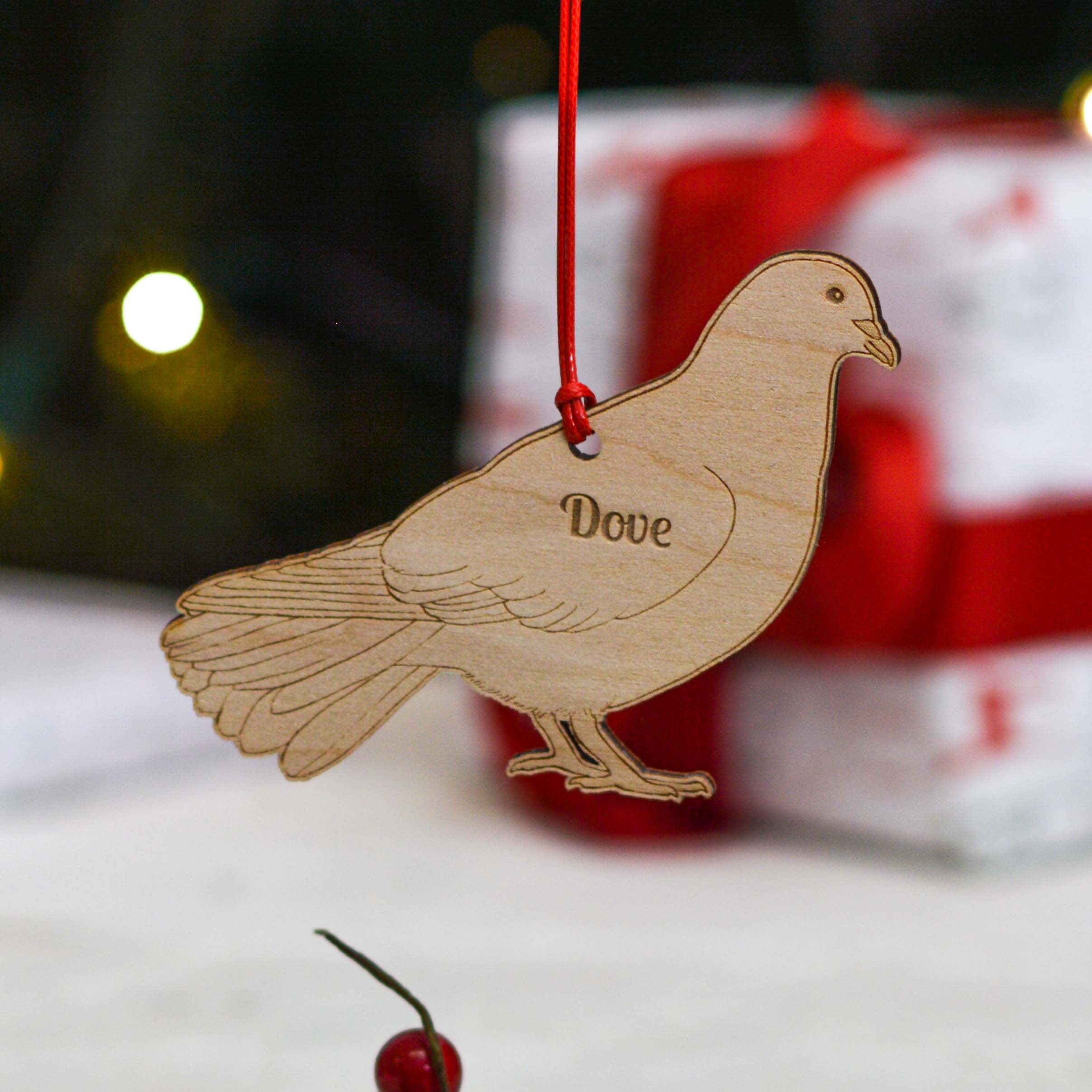 Personalised Dove Decoration