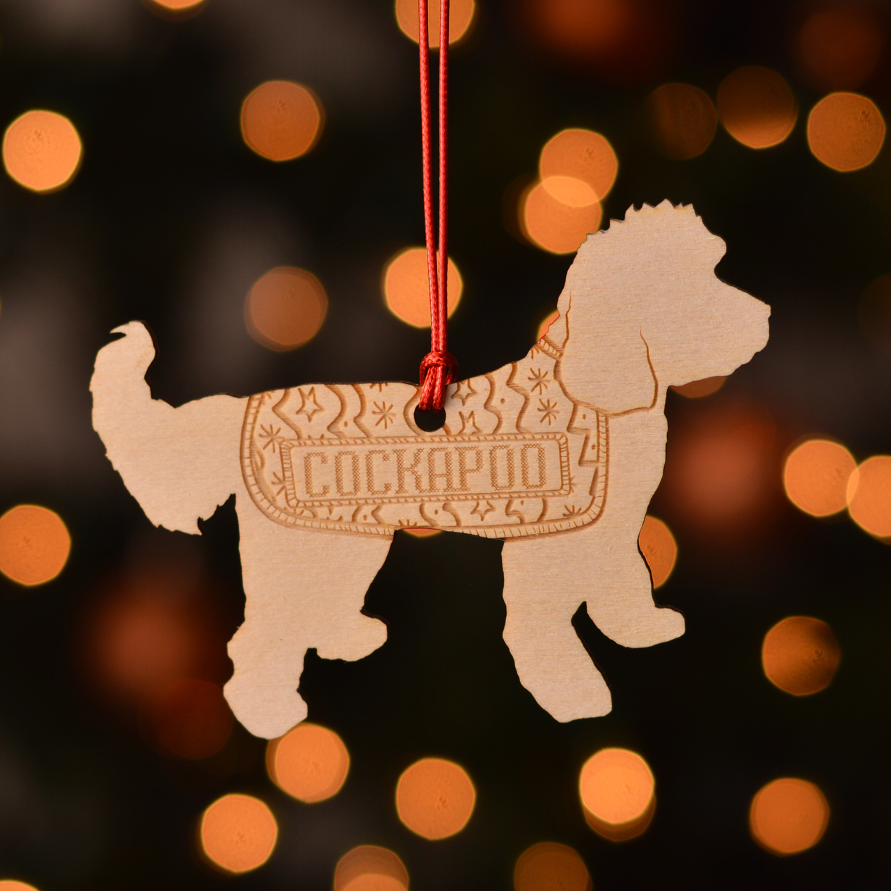 Personalised Cockapoo Dog Decoration