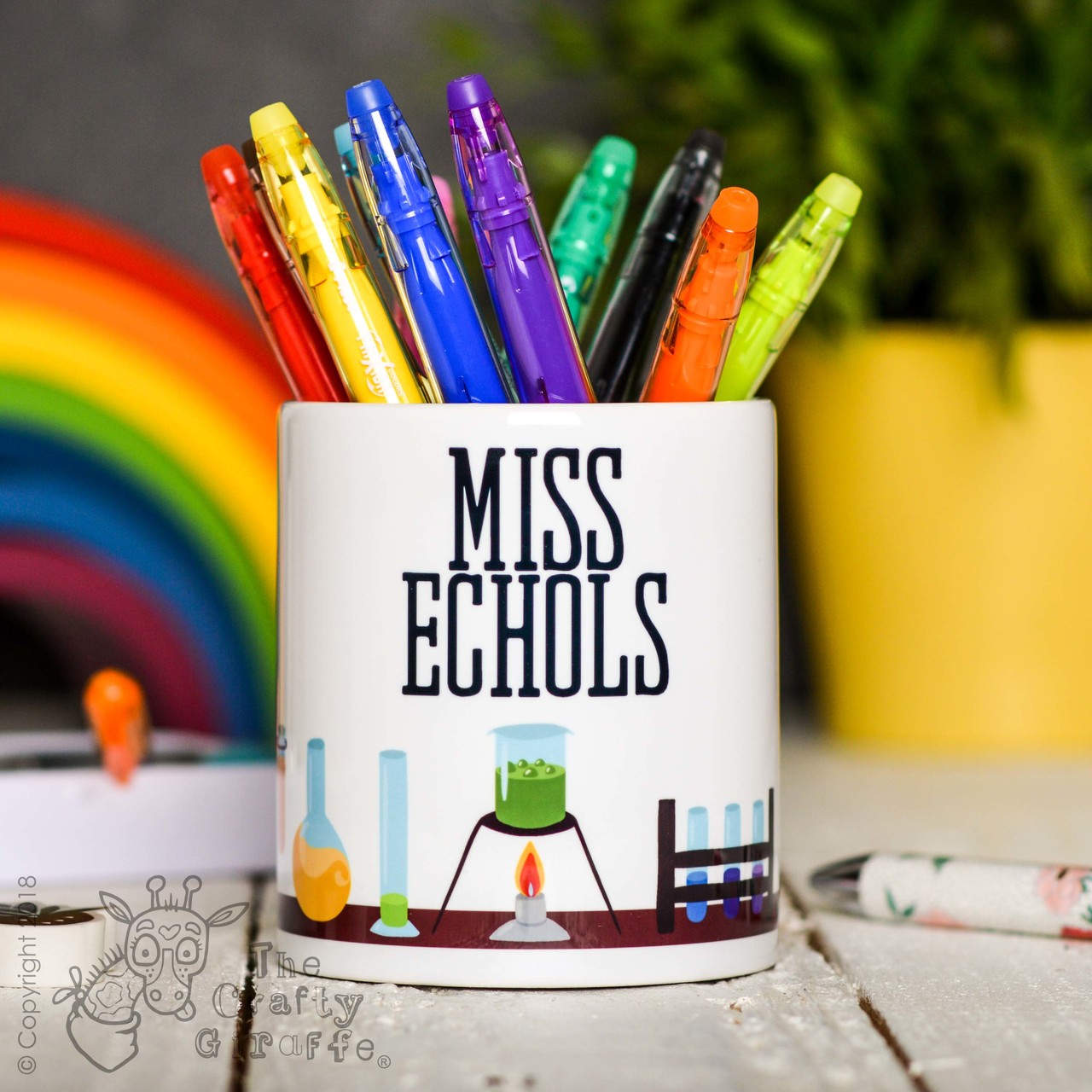Personalised Science Pencil Pot