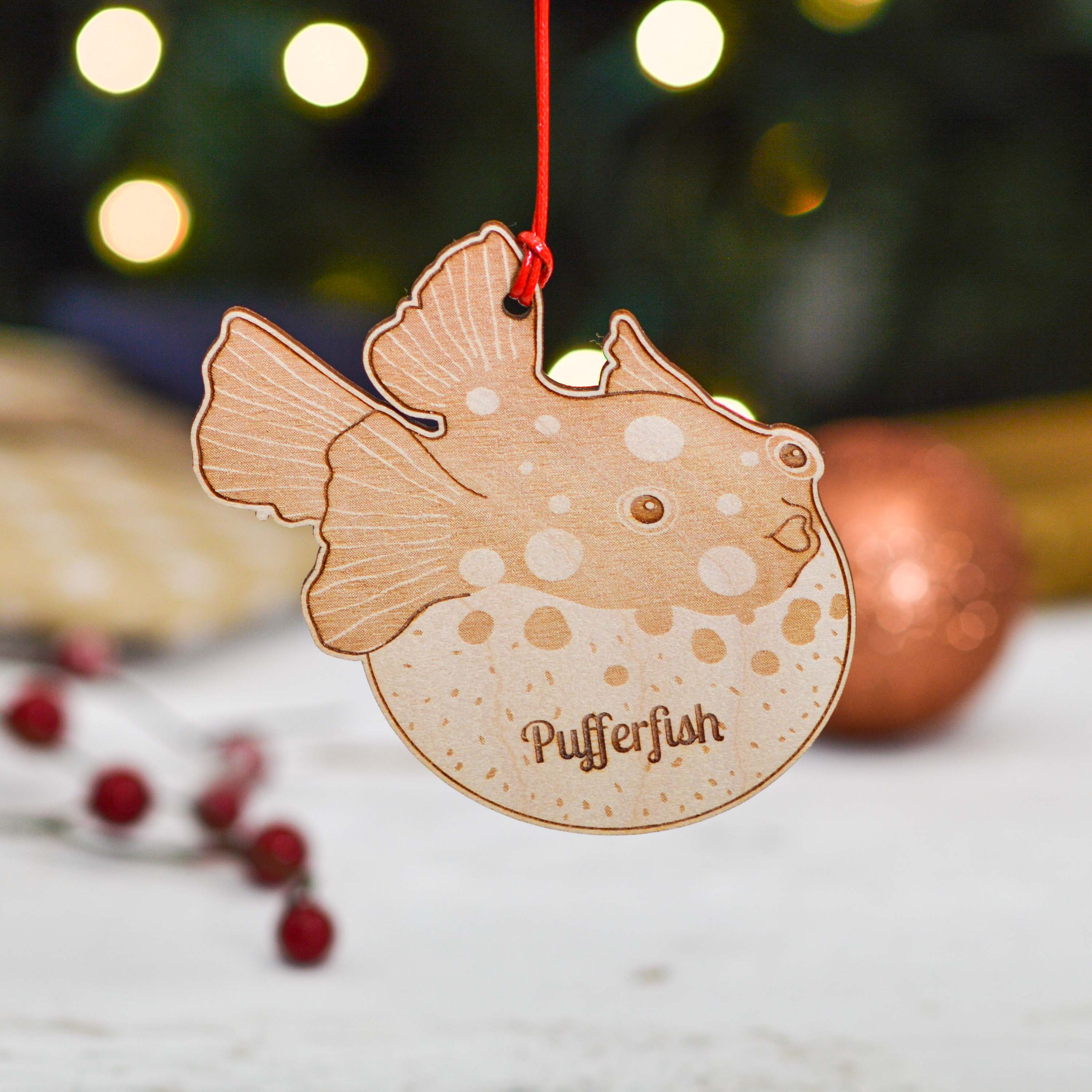 Personalised Pufferfish Decoration