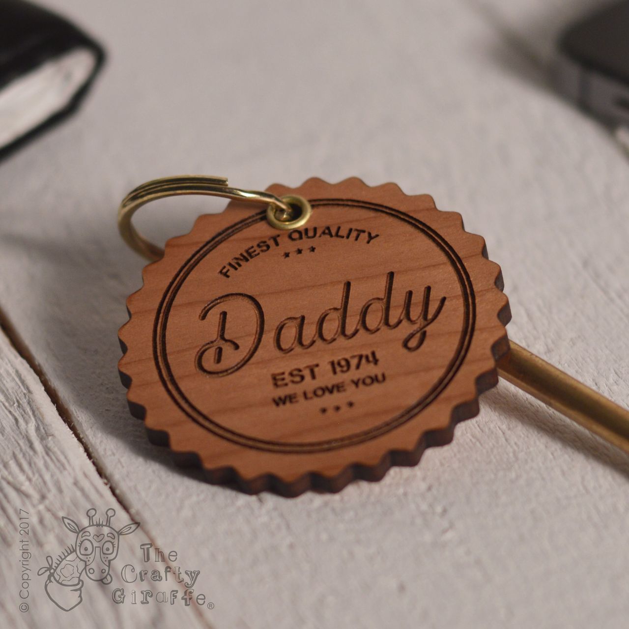 Personalised Finest Quality Keyring