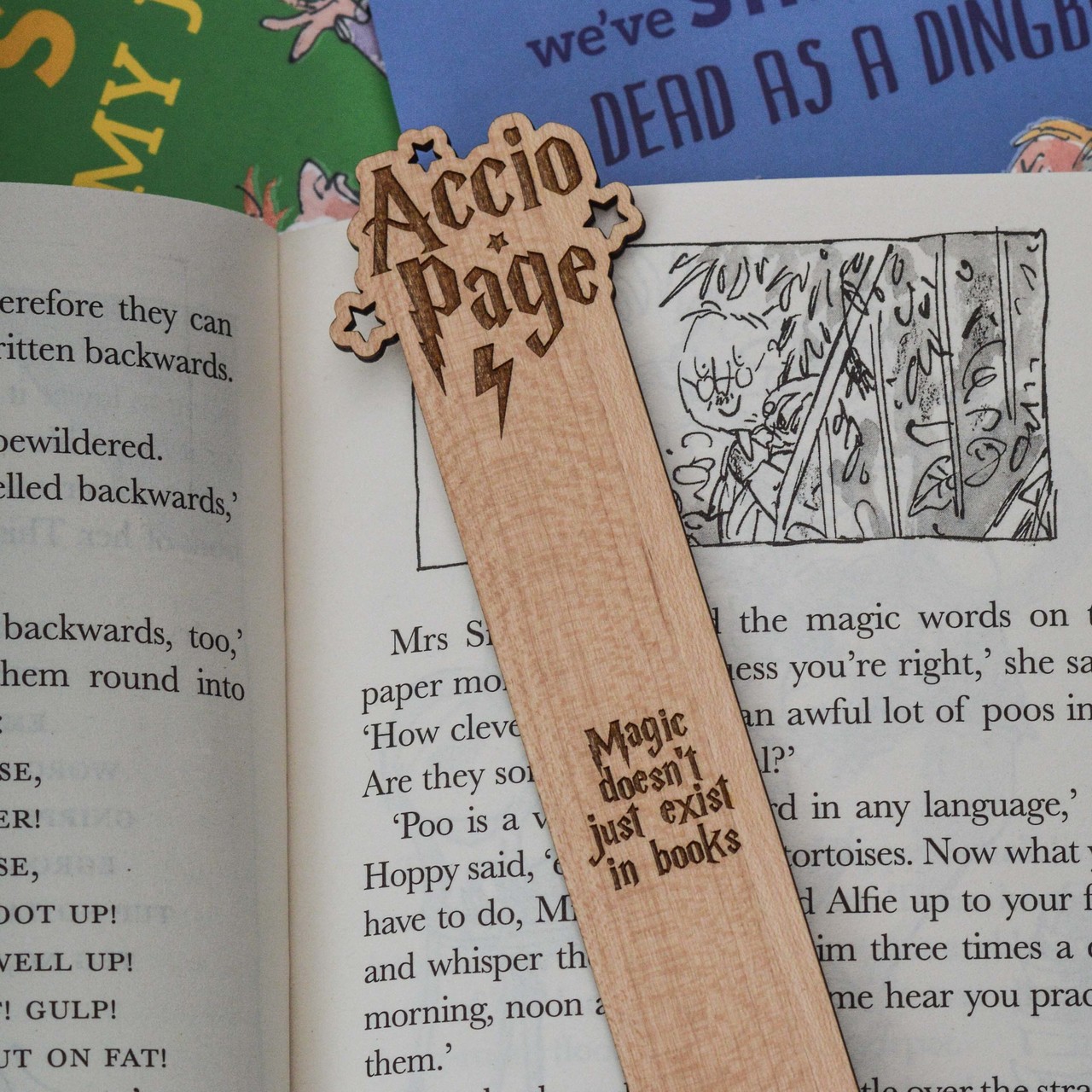 Personalised Accio Page Bookmark