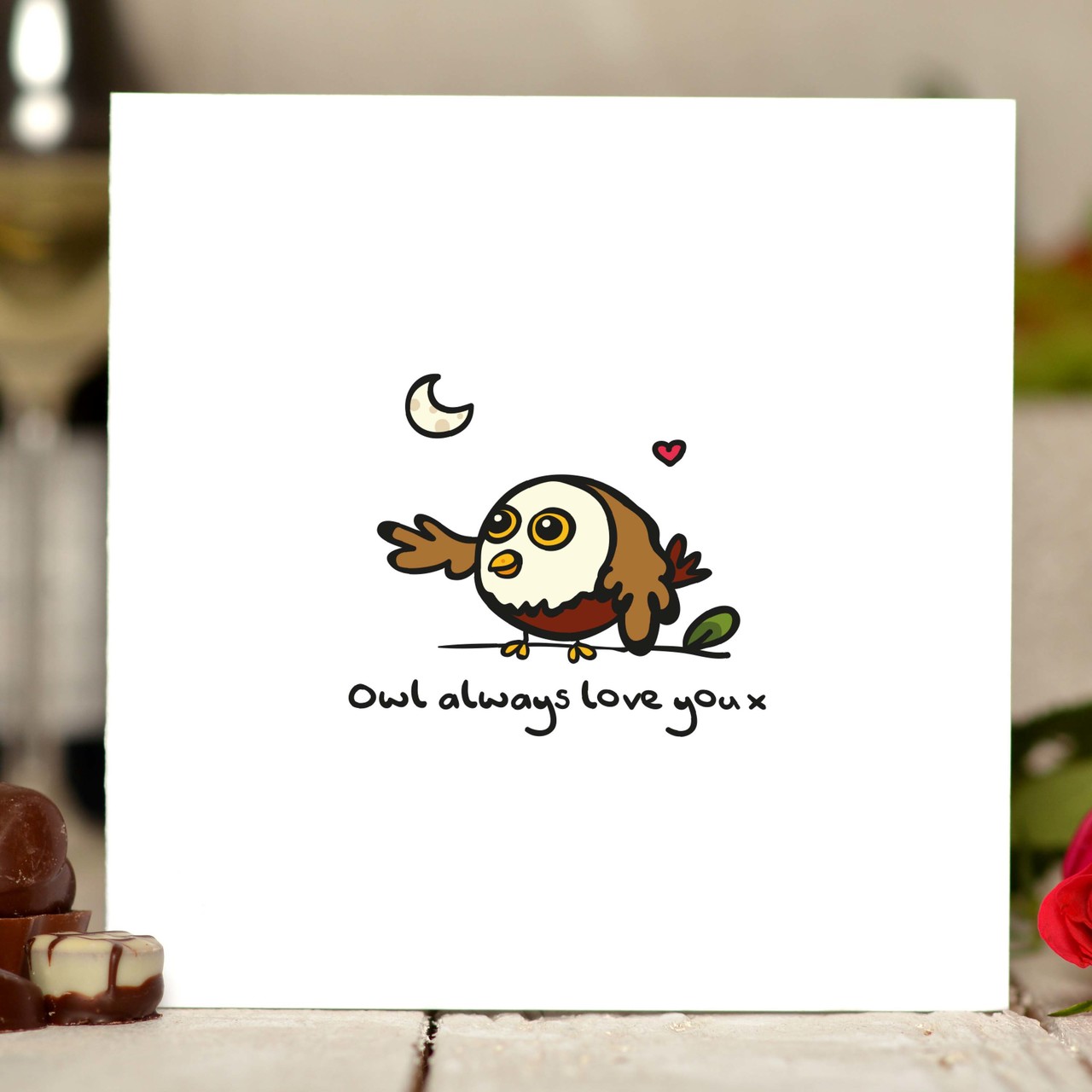 Owl always love you Card