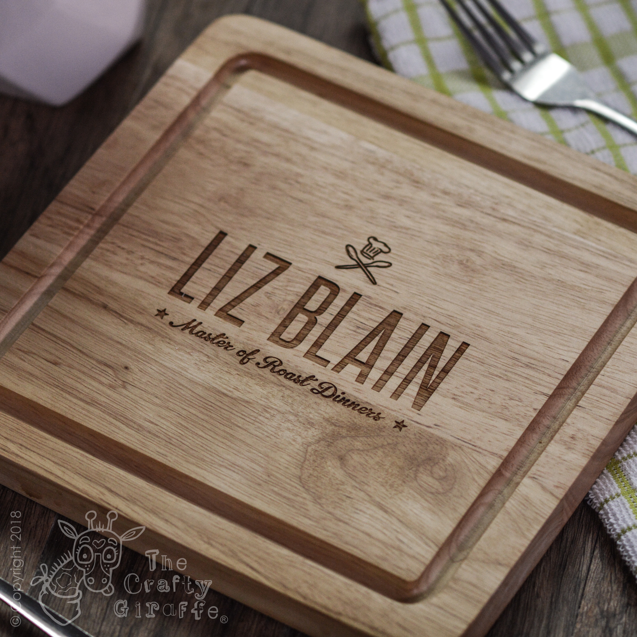 Personalised Master Of .. Wooden Board
