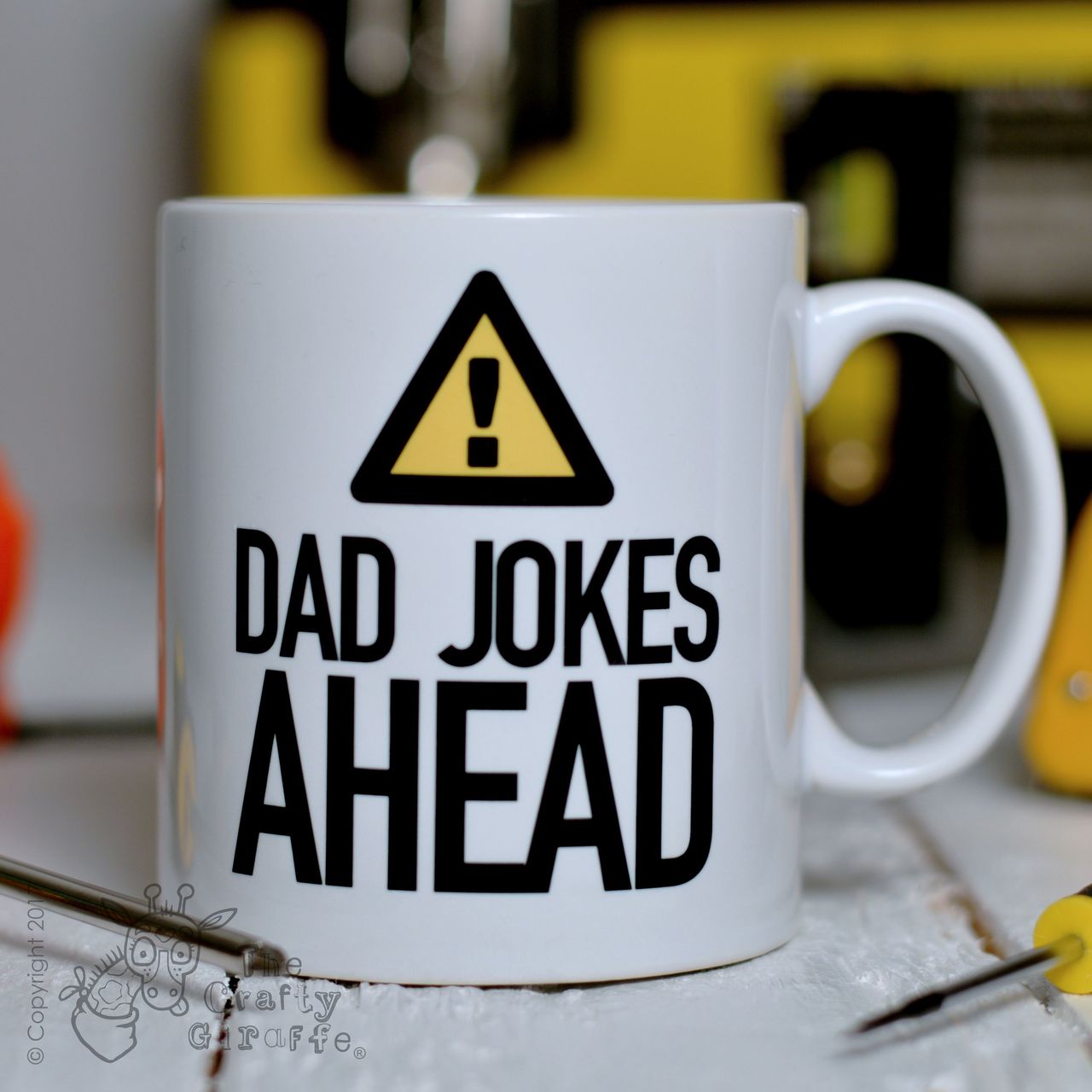 Warning Dad Jokes Ahead Mug