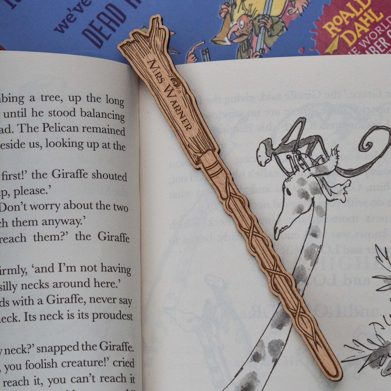 Personalised Wizard Wand Bookmark