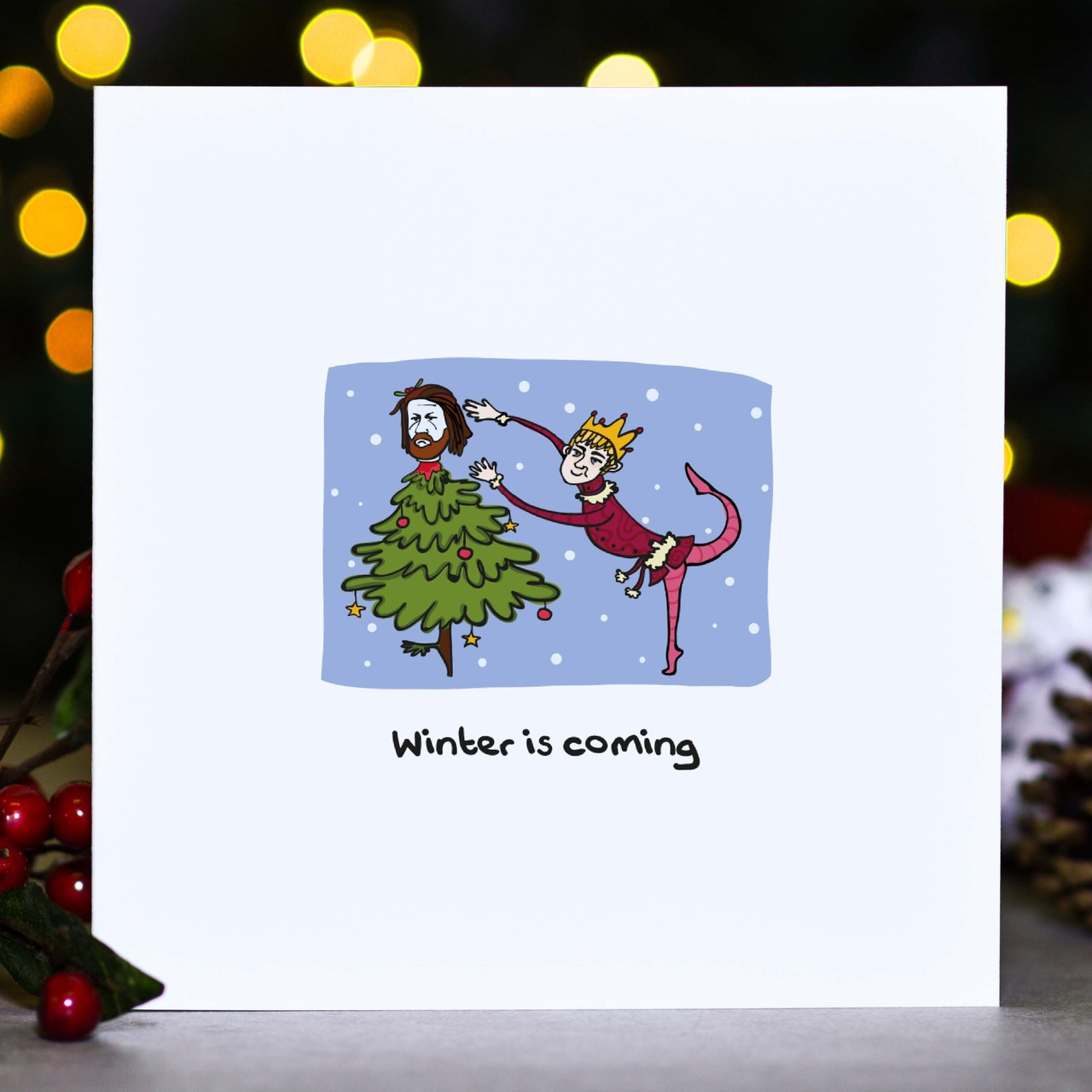 Winter is coming – Ned GOT Christmas Card