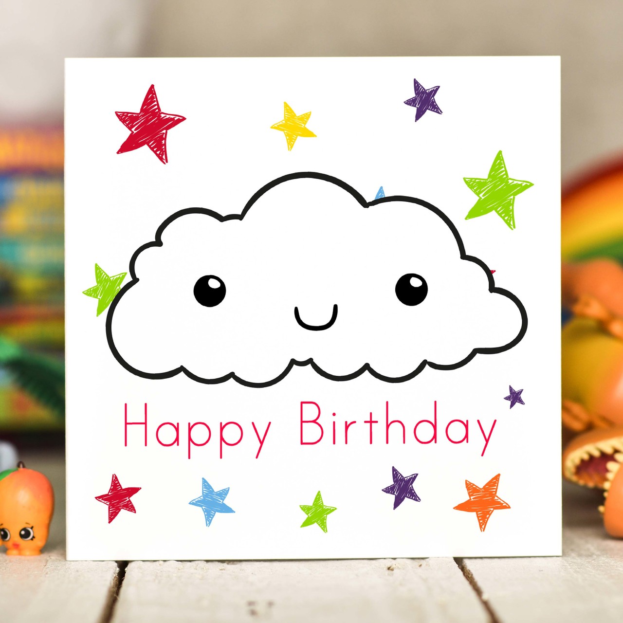Cloud Birthday Card