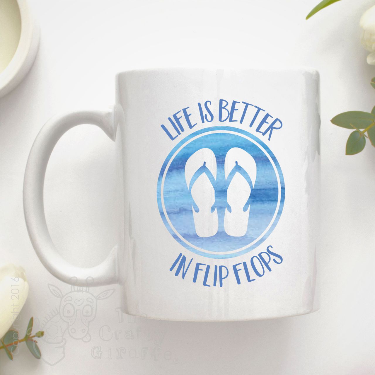 Life is better “in flip flops” Mug