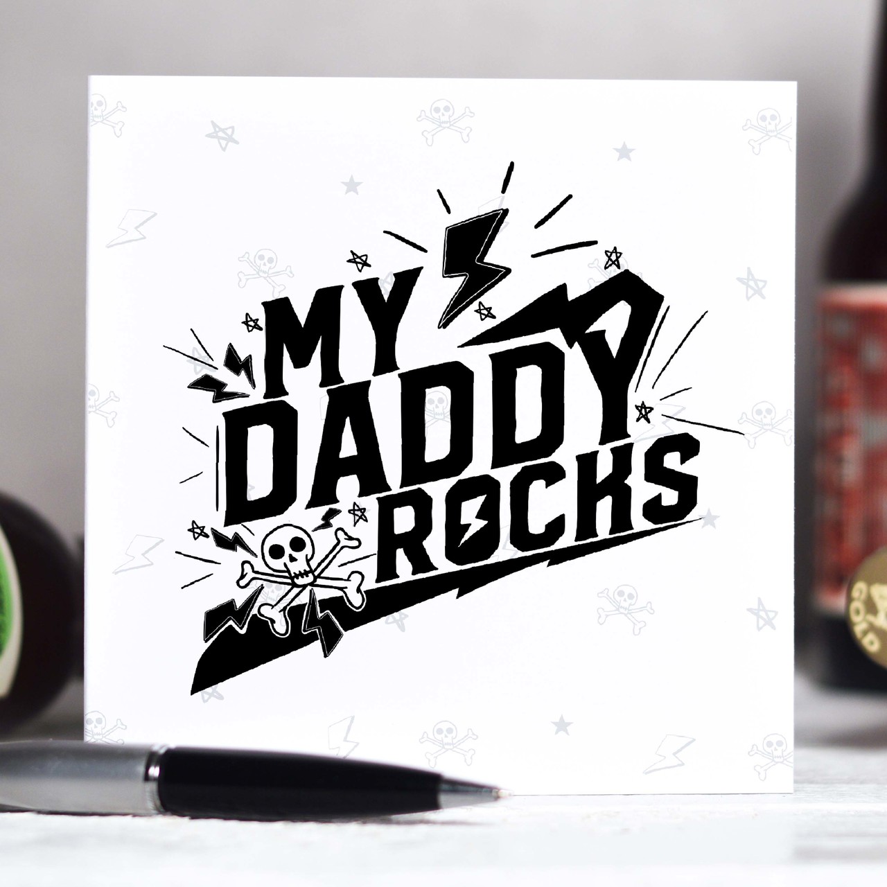 My Daddy Rocks Card