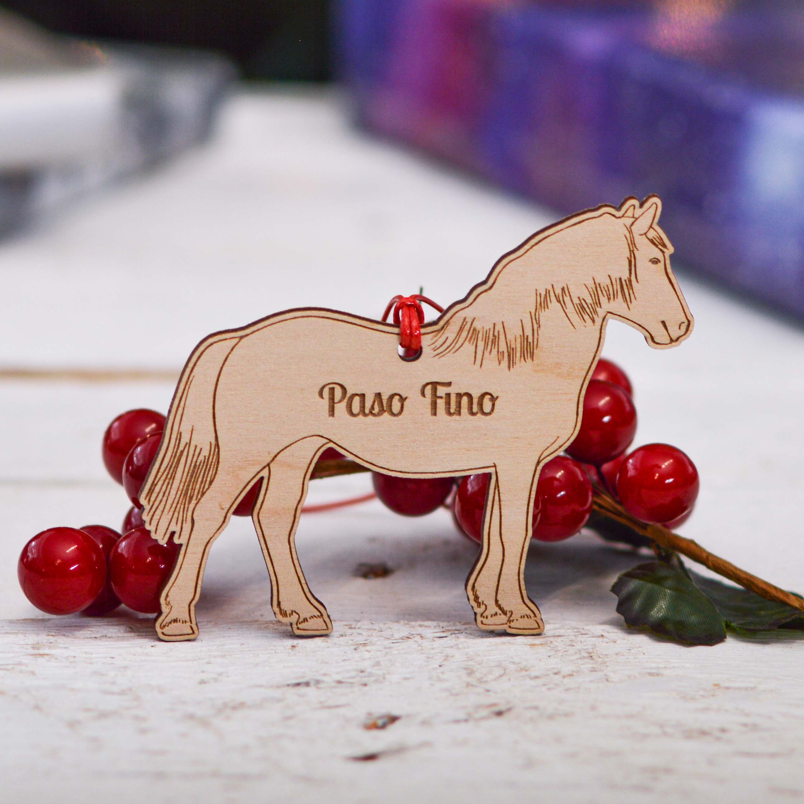 Personalised Paso Fino Horse Decoration