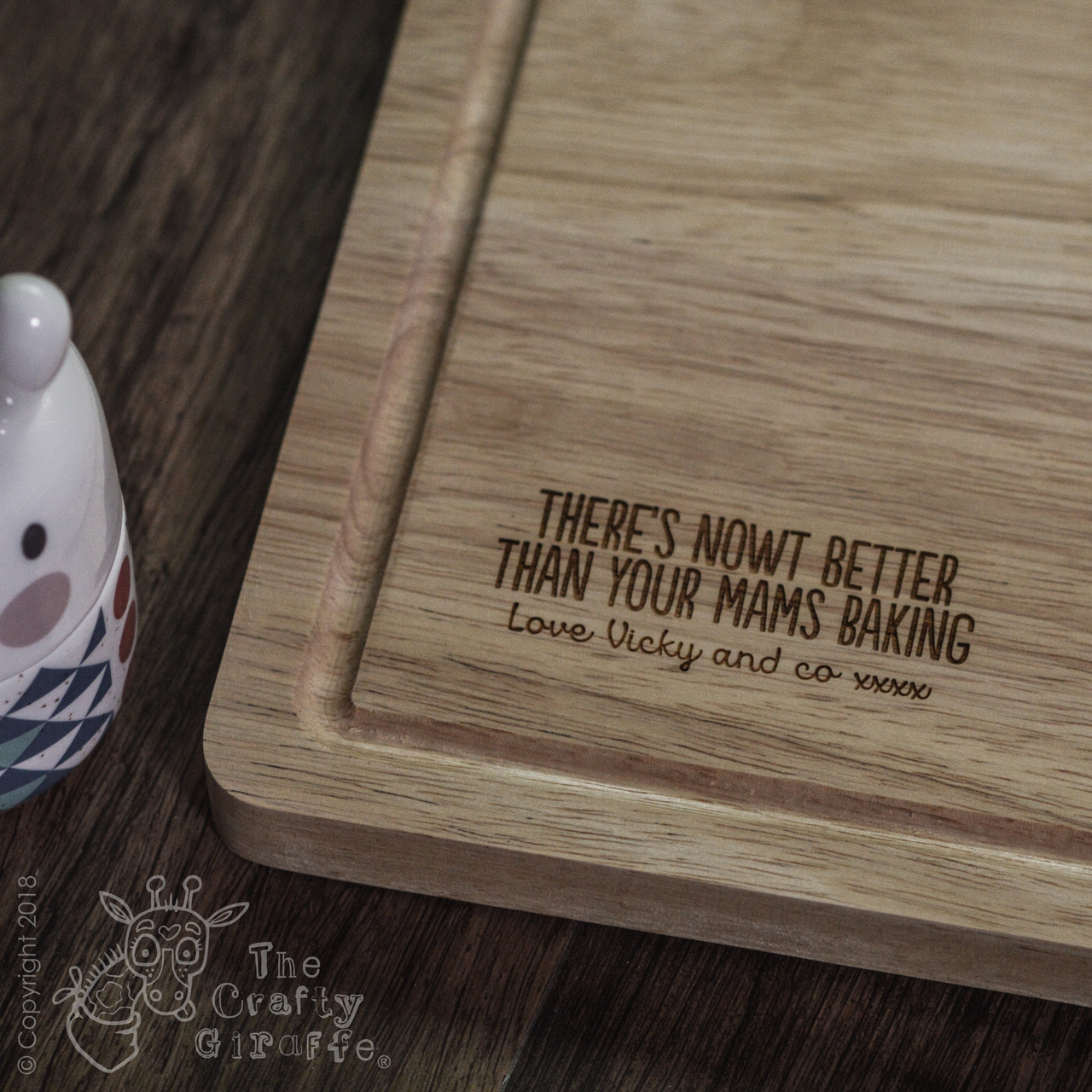 Personalised “There’s nowt better than..” Wooden Board