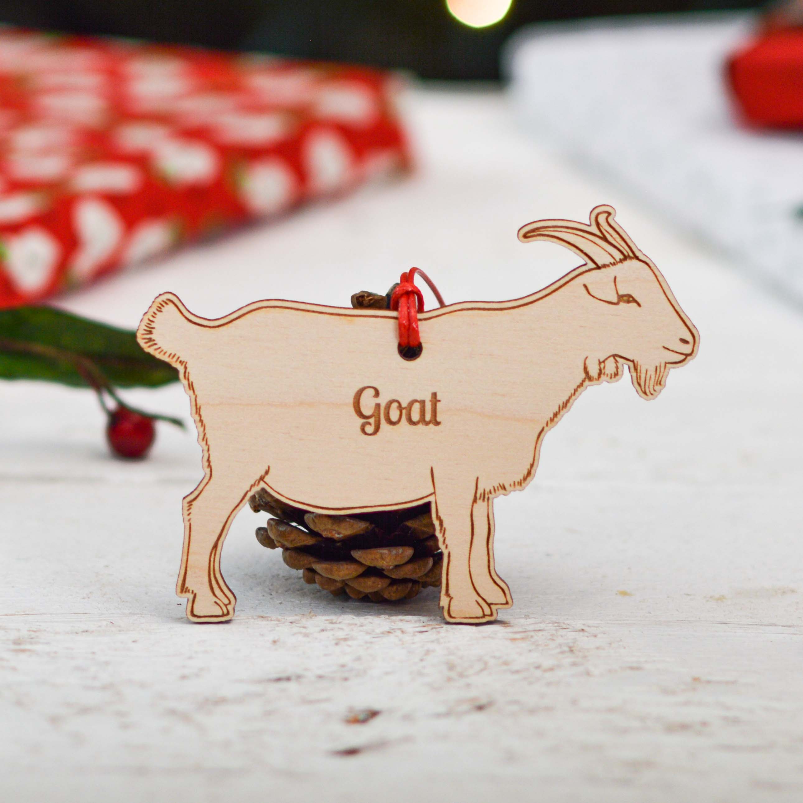 Personalised Goat Farm Decoration