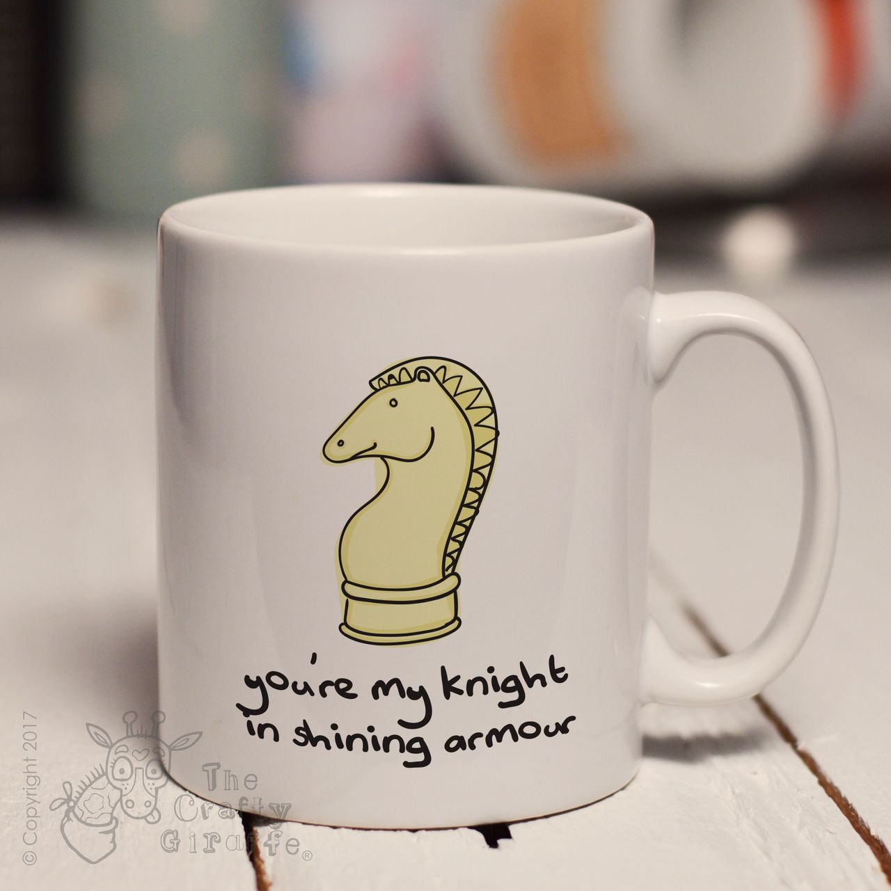 You’re my knight in shining armour mug