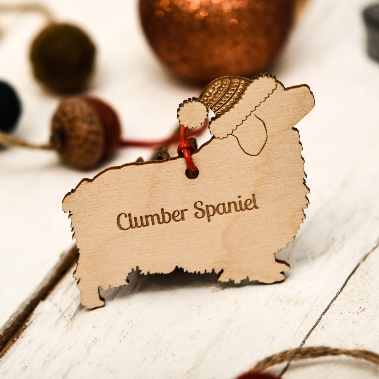 Personalised Clumber Spaniel Decoration