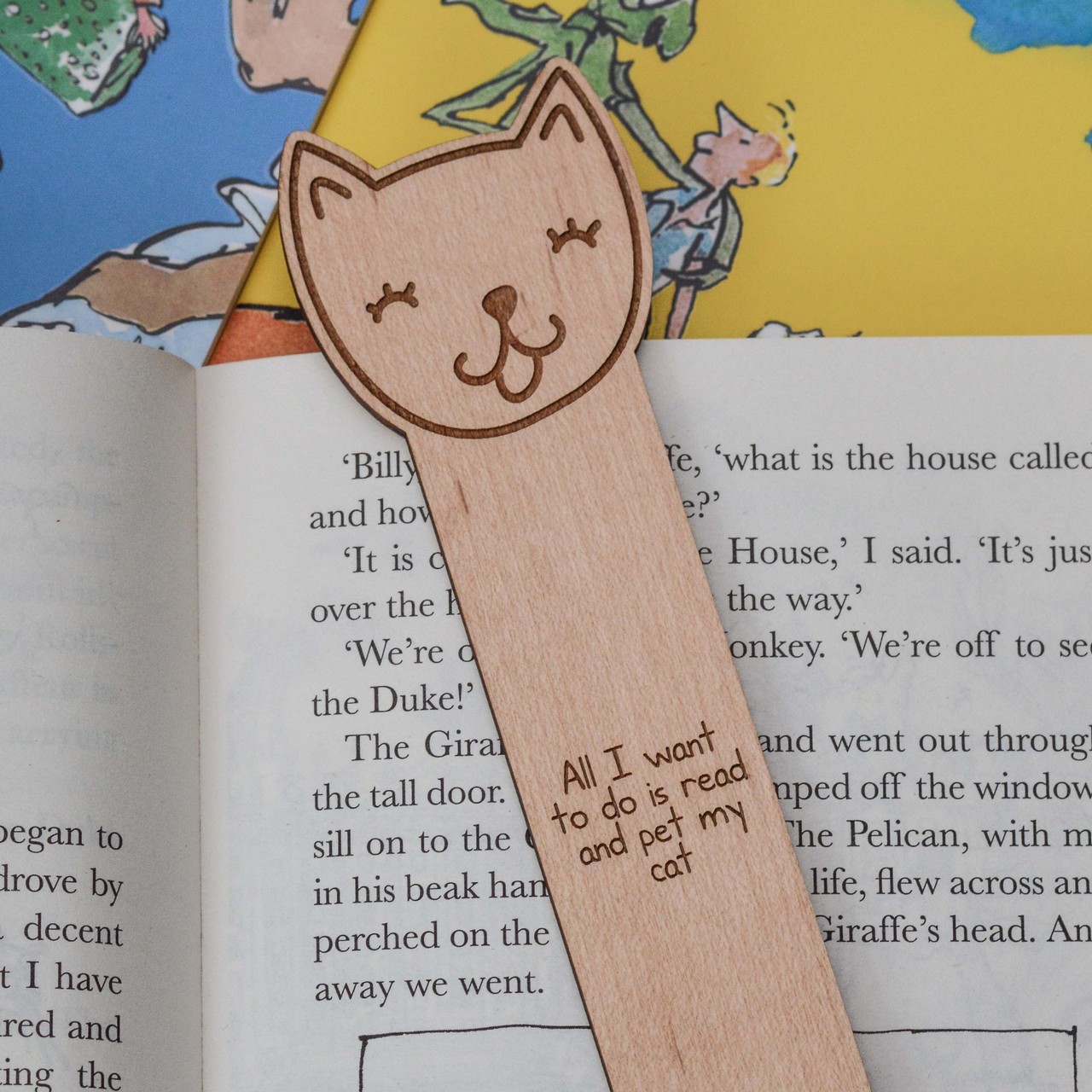 Personalised Cat Bookmark