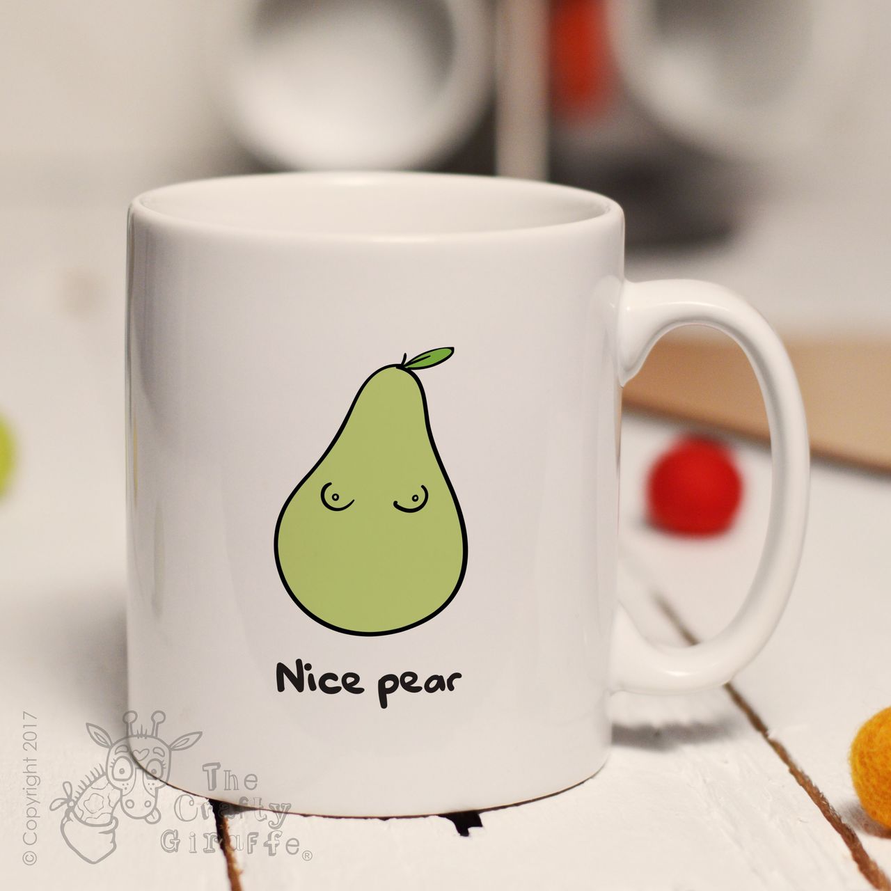 Nice pear mug