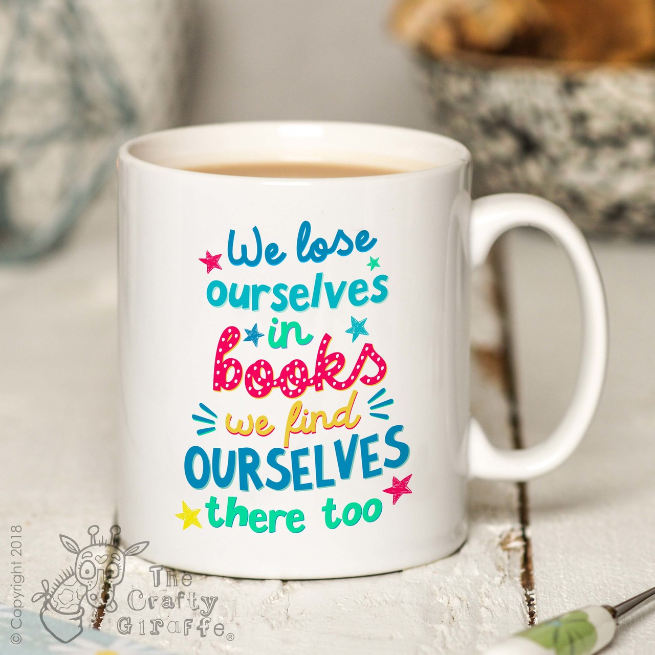 We lose ourselves in books we find ourselves there too Mug