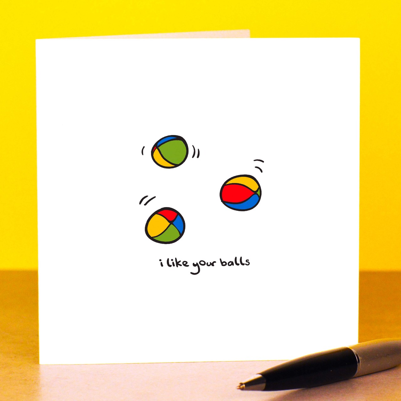 I like your balls Card