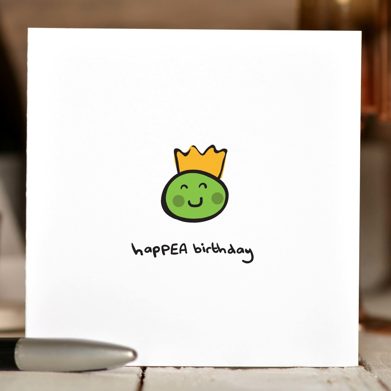 HapPEA Birthday Card