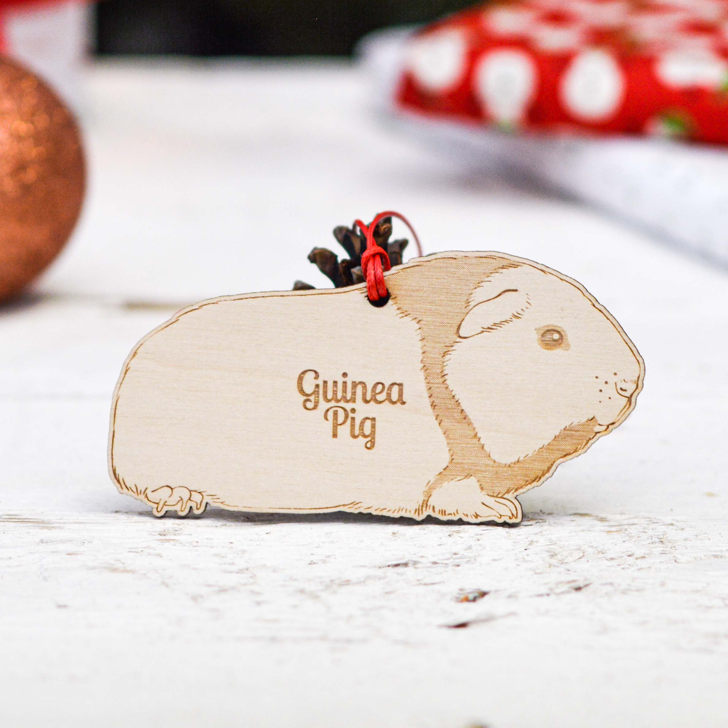 Personalised Guinea Pig Pet Decoration
