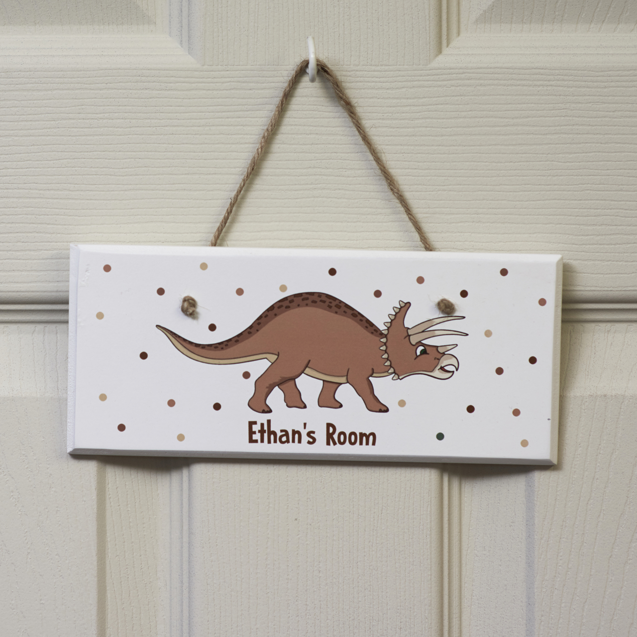 Personalised Triceratops Sign