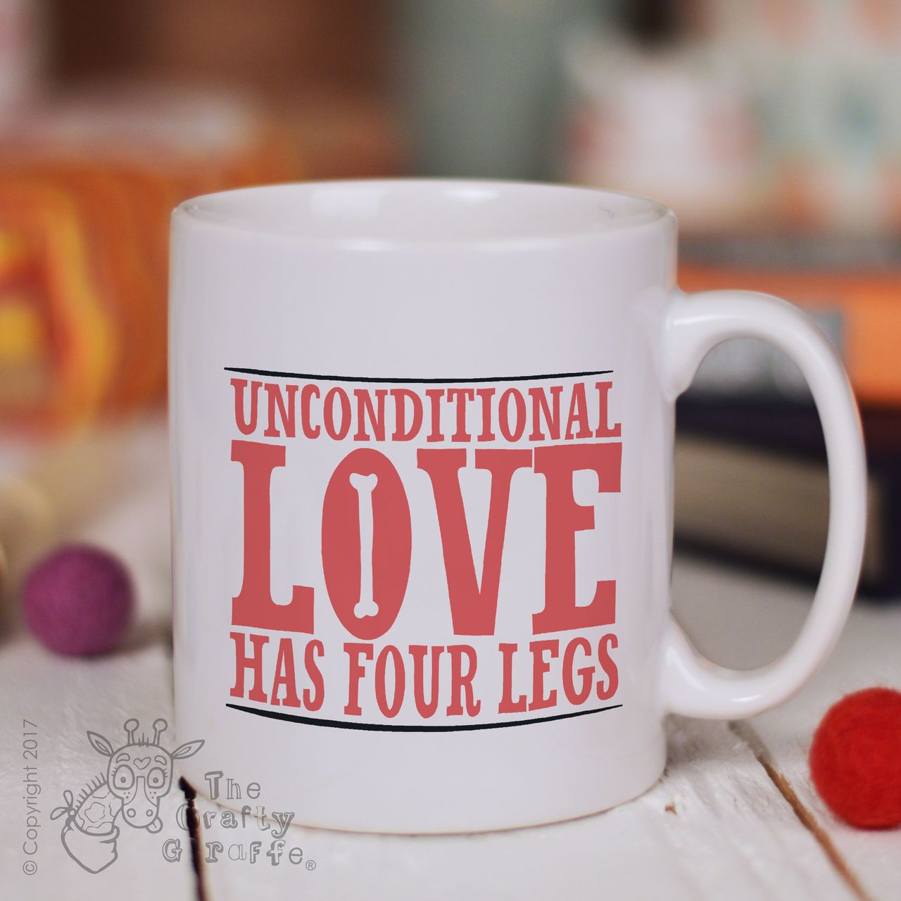Unconditional love has four legs Mug
