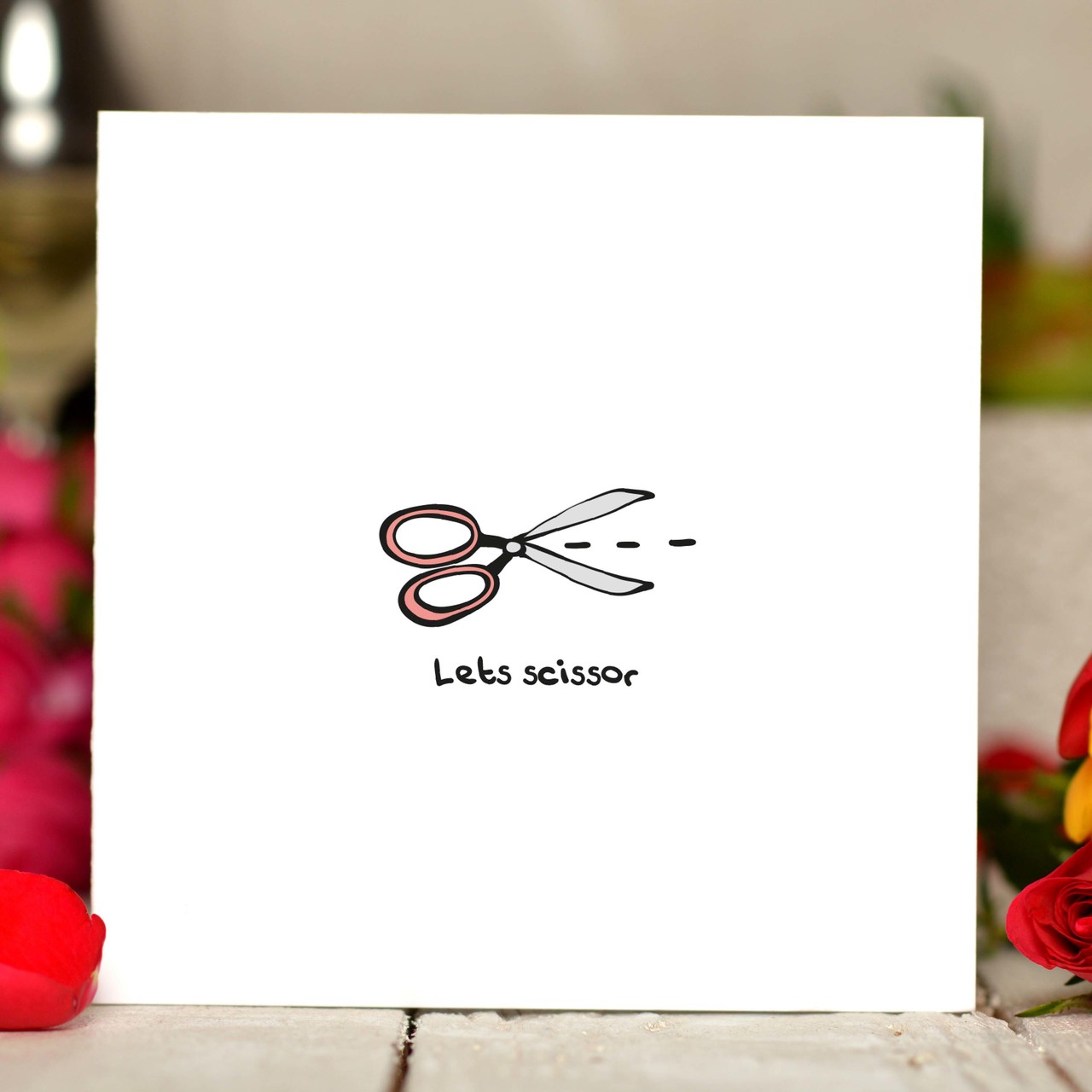 Let’s scissor Card