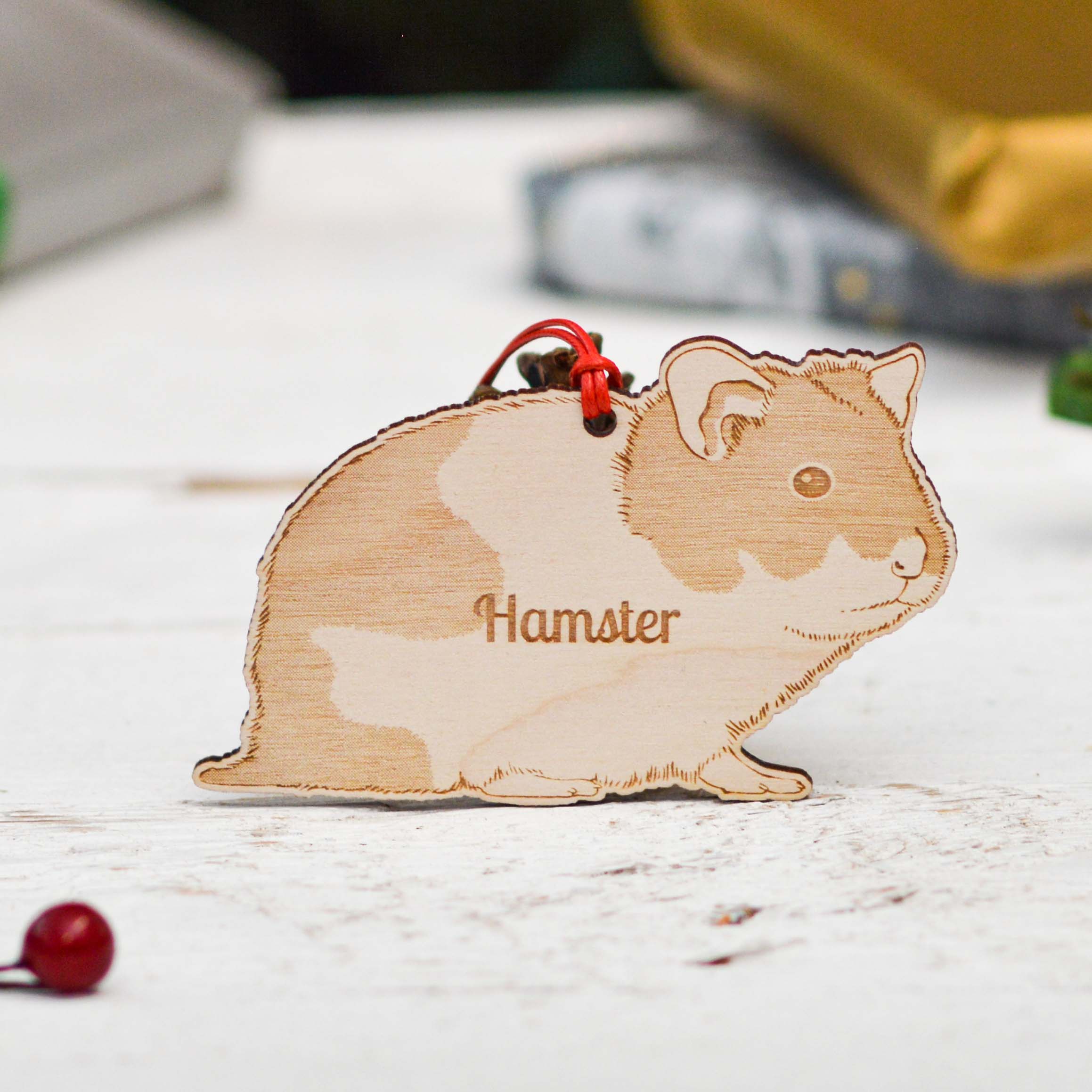Personalised Hamster Pet Decoration