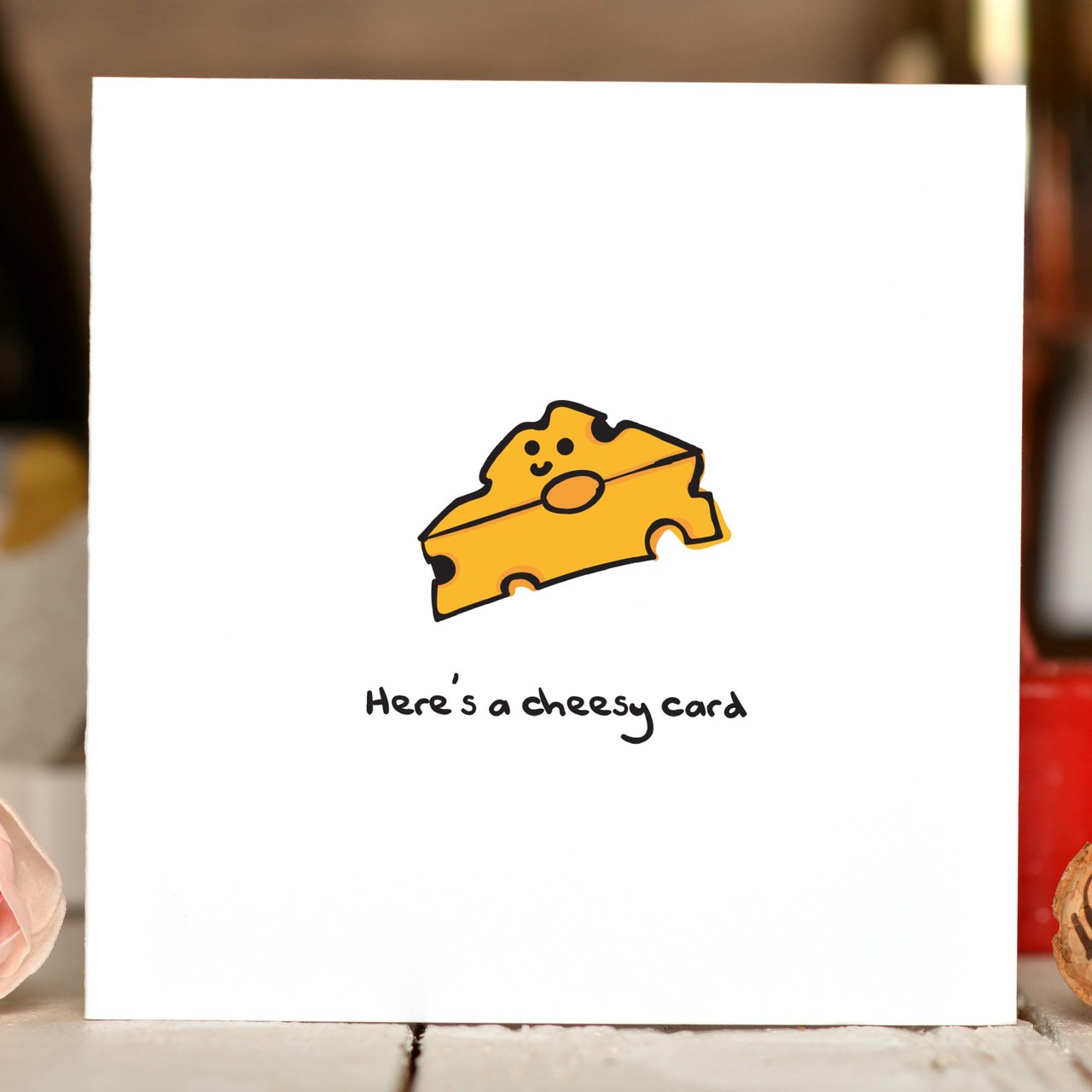 Here’s a cheesy card Card