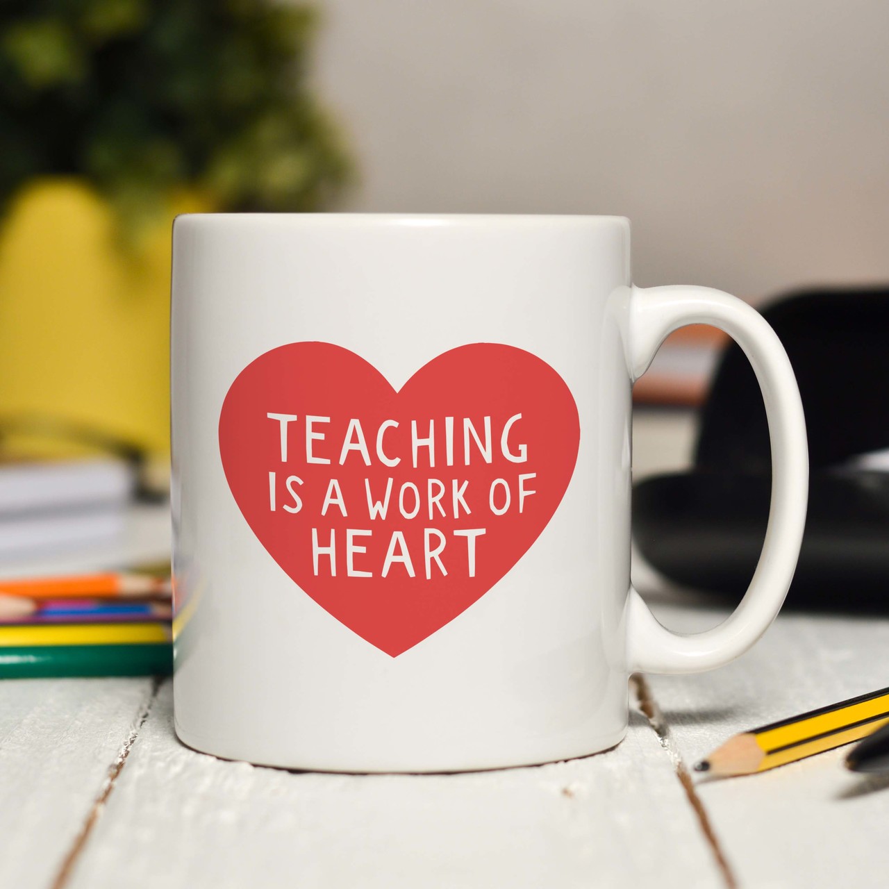 Personalised Teaching is a work of heart Mug