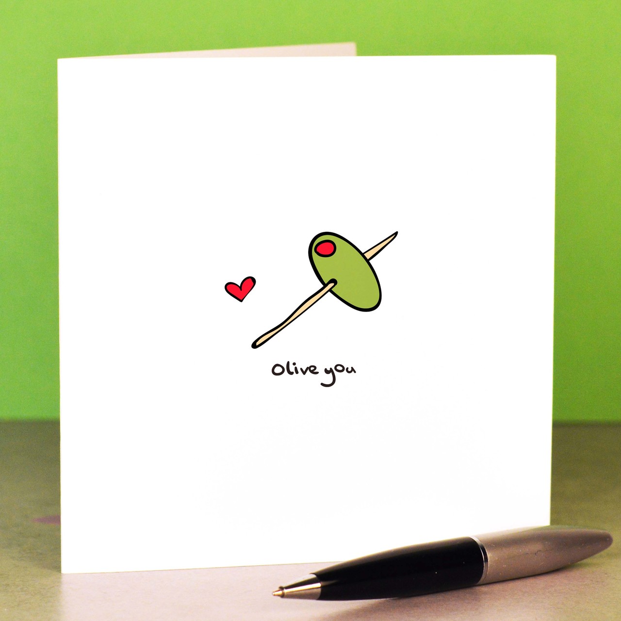 Olive you Card