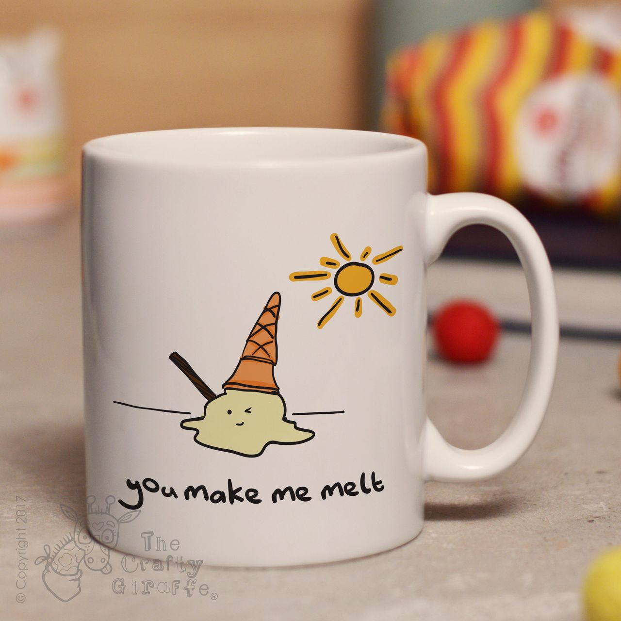 You make me melt mug