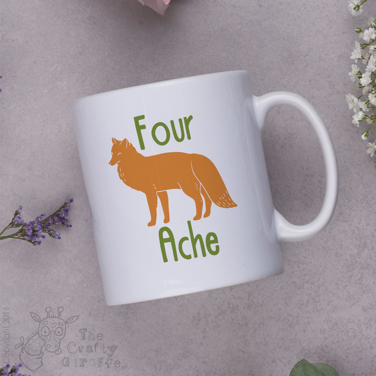 Four Fox Ache Mug